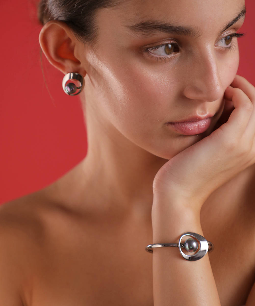 Brazalete perla gris petra - Majorica - Gris Gris-3