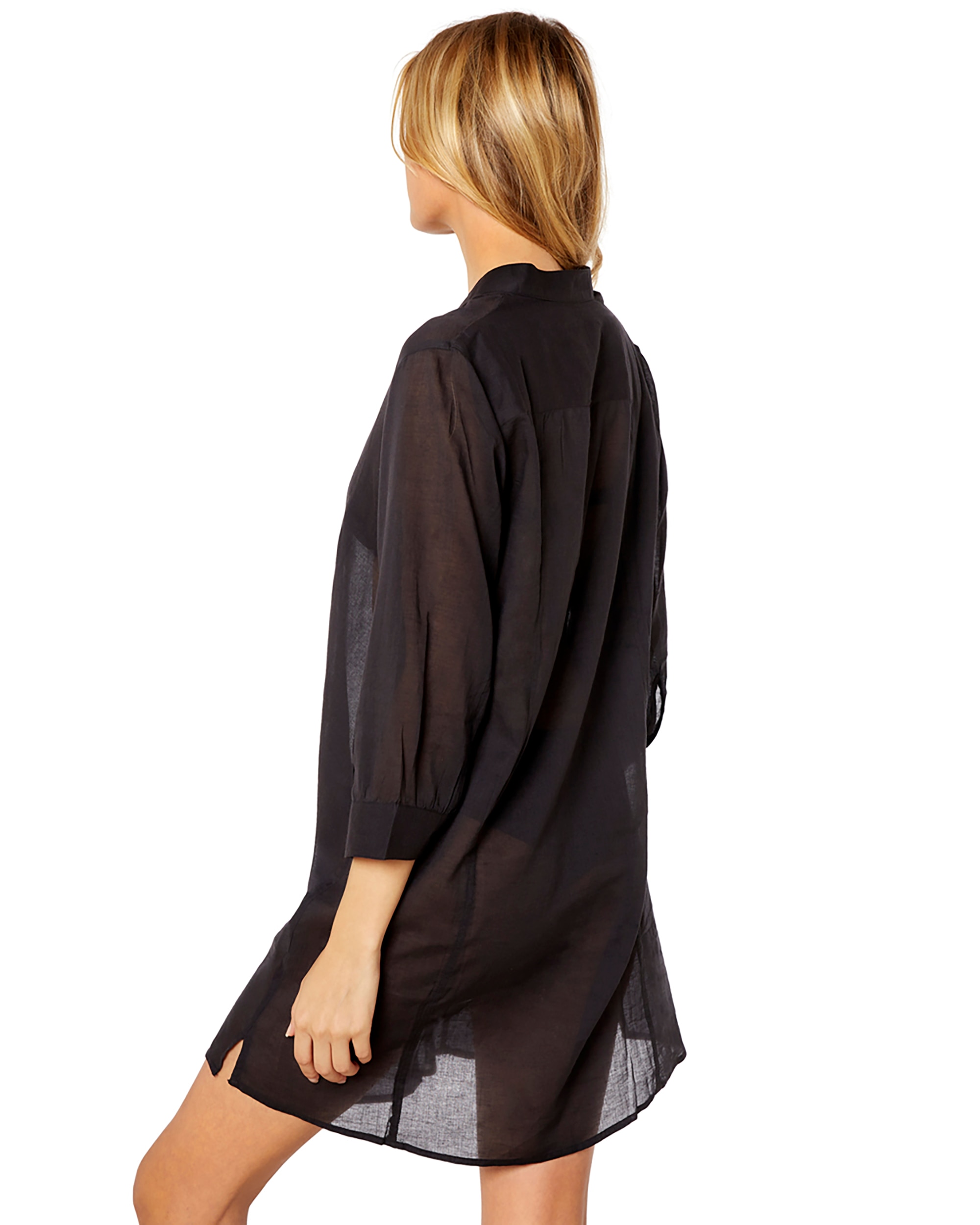 Vestido de playa malta - Red Point - Negro Negro-2