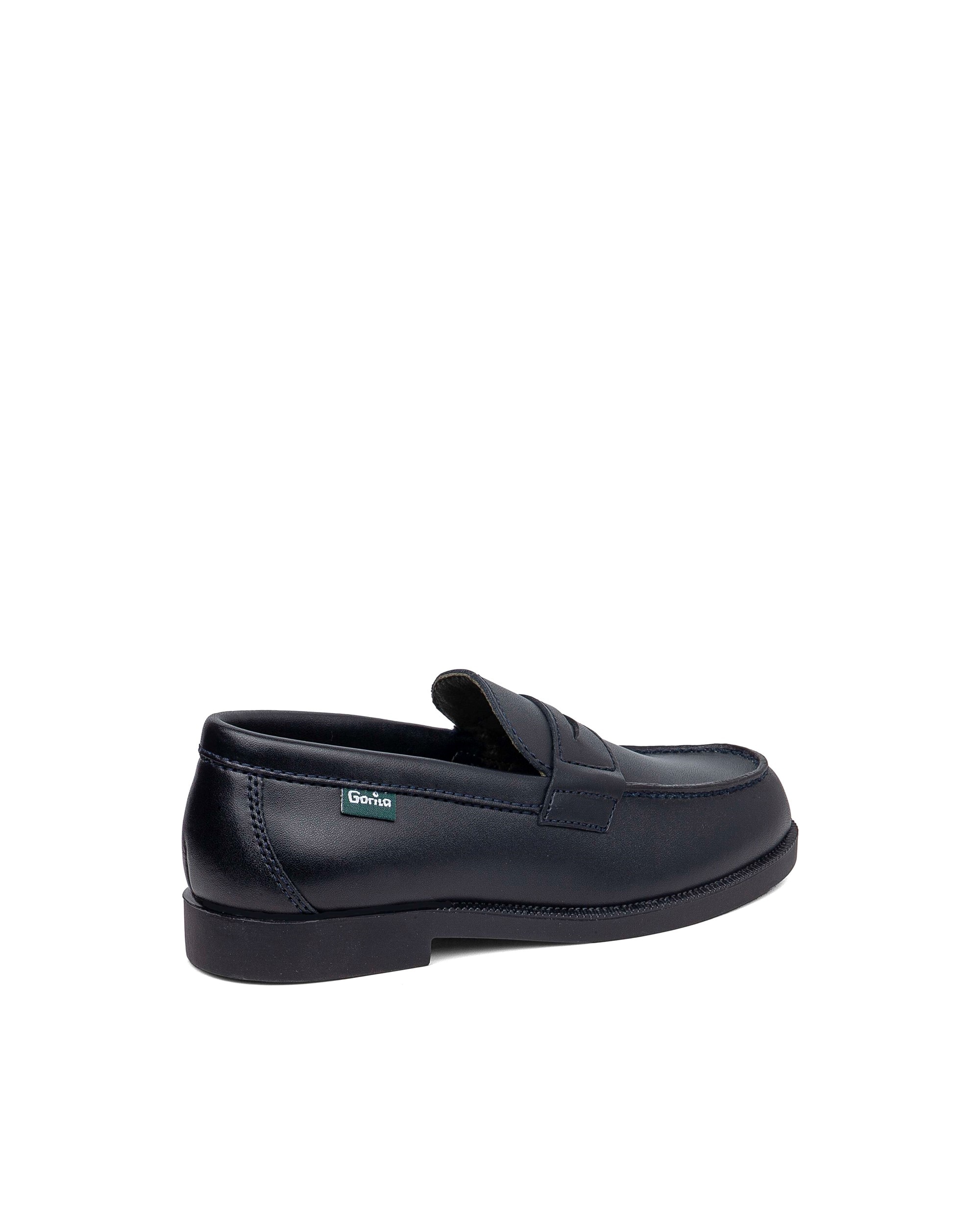 Mocasines de niños de piel - Gorila - Azul marino Azul marino-3