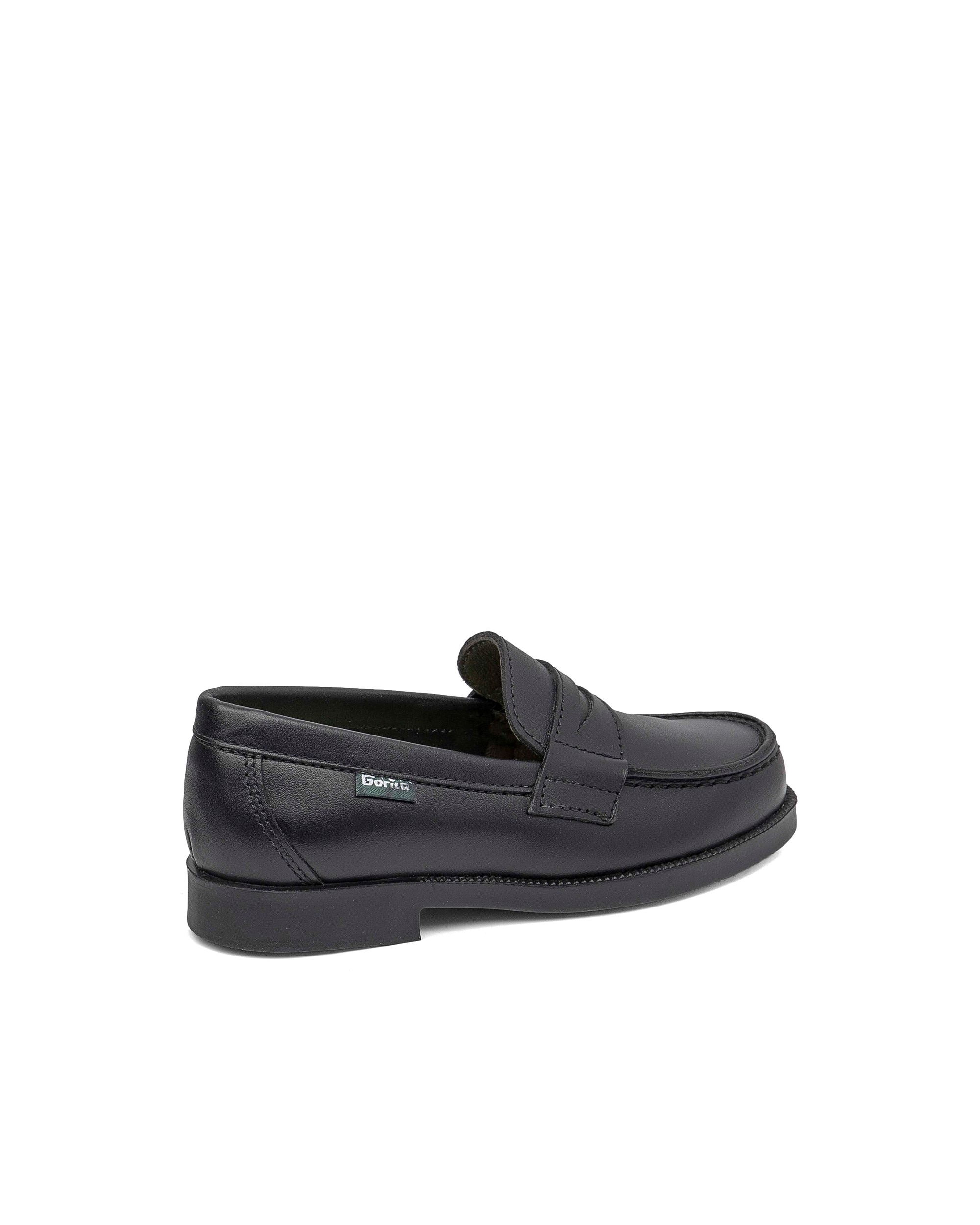 Gorila - Mocasines de niño en piel.