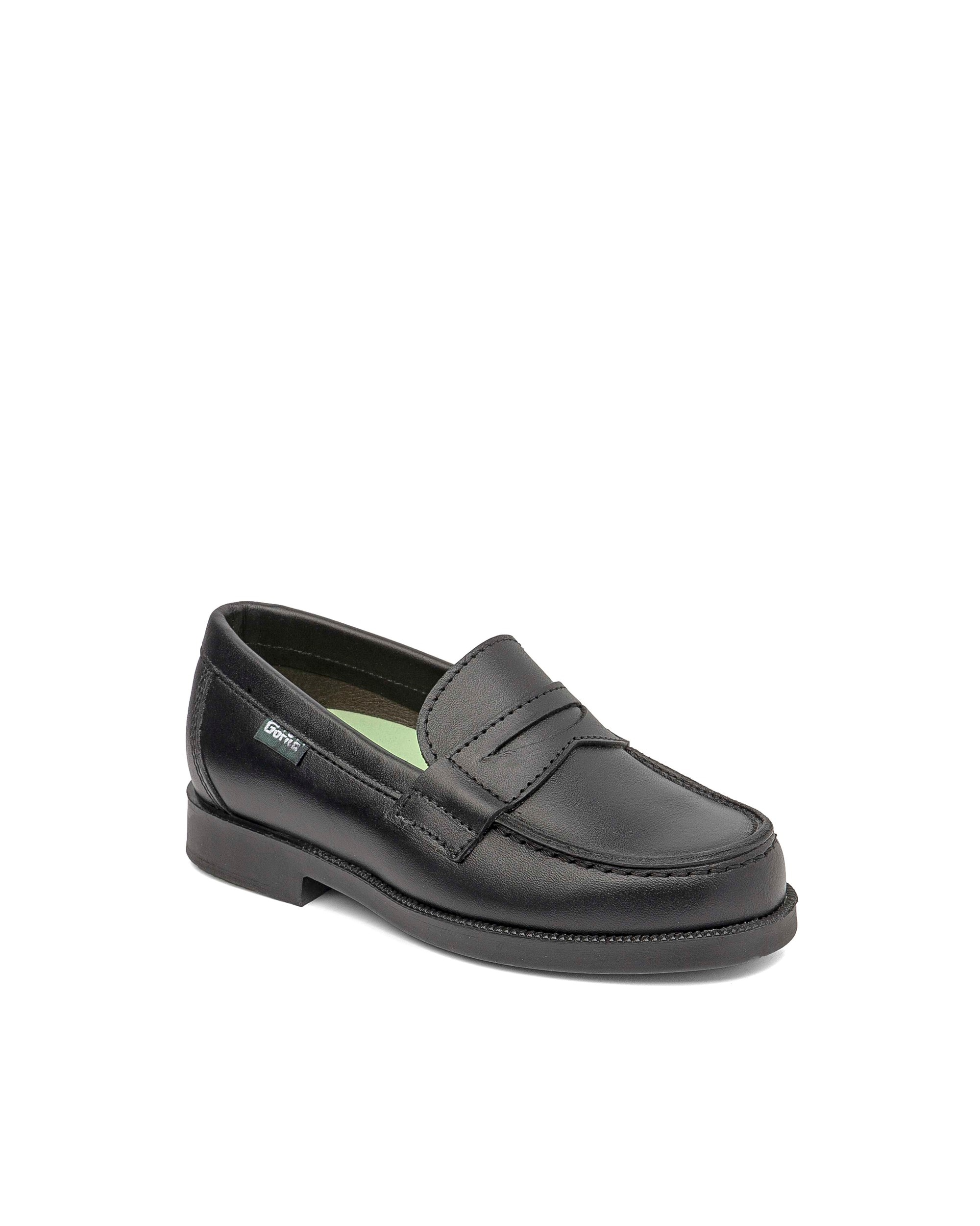 Imagen 2 de Mocasines de niños de piel - Gorila - Negro Negro