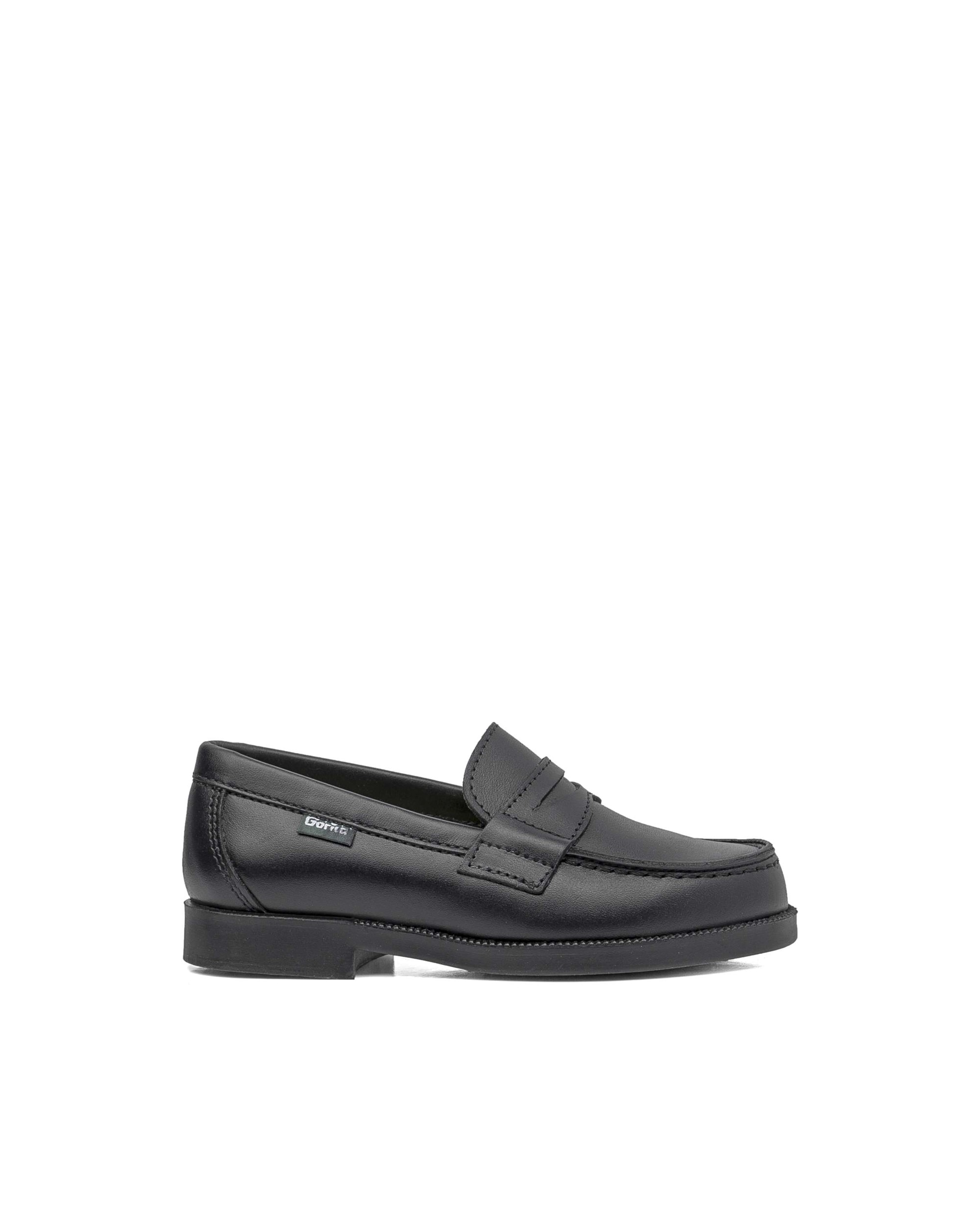 Gorila - Mocasines de niño en piel.