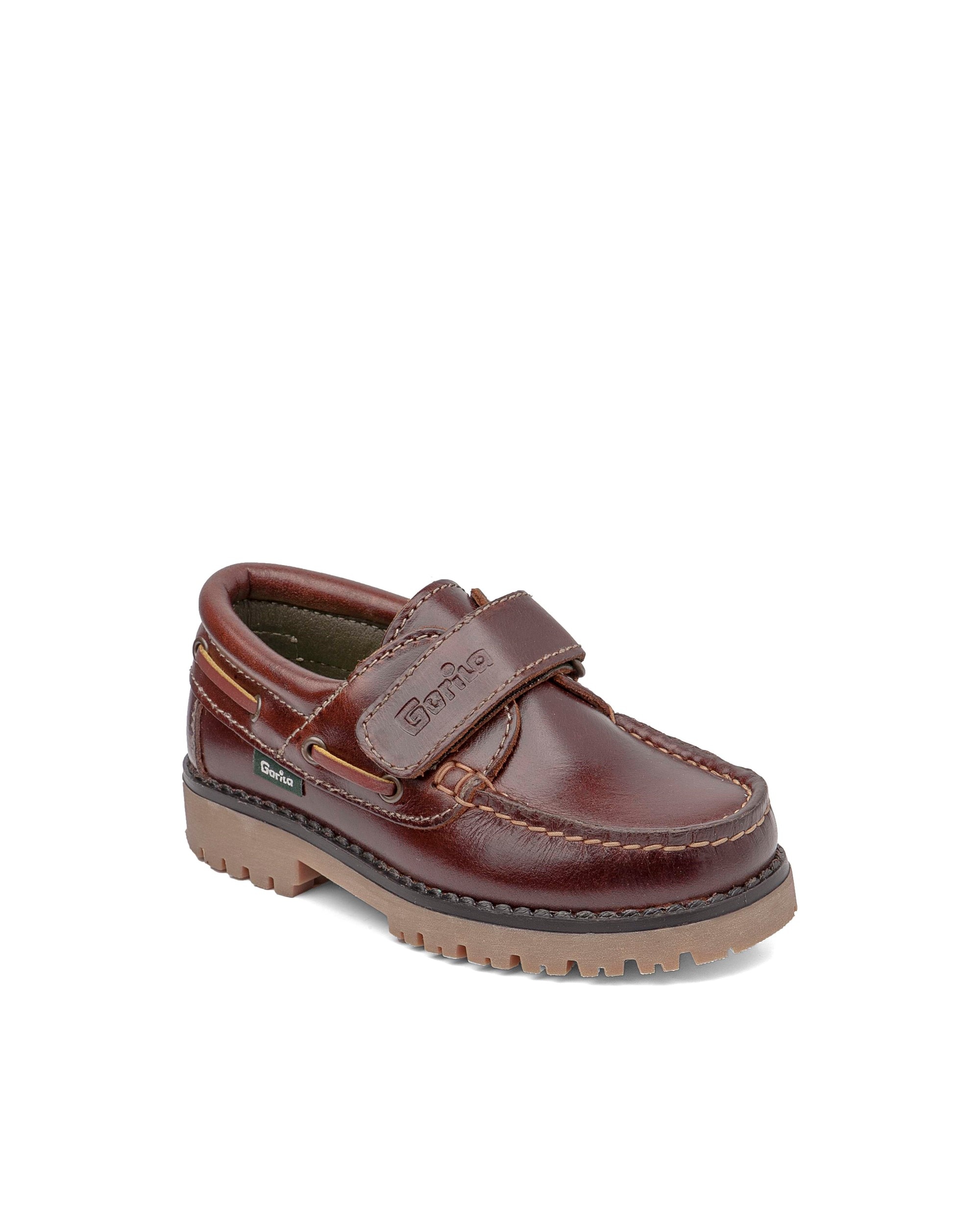 Náuticos de niños de piel - Gorila - Marrón Marrón-2