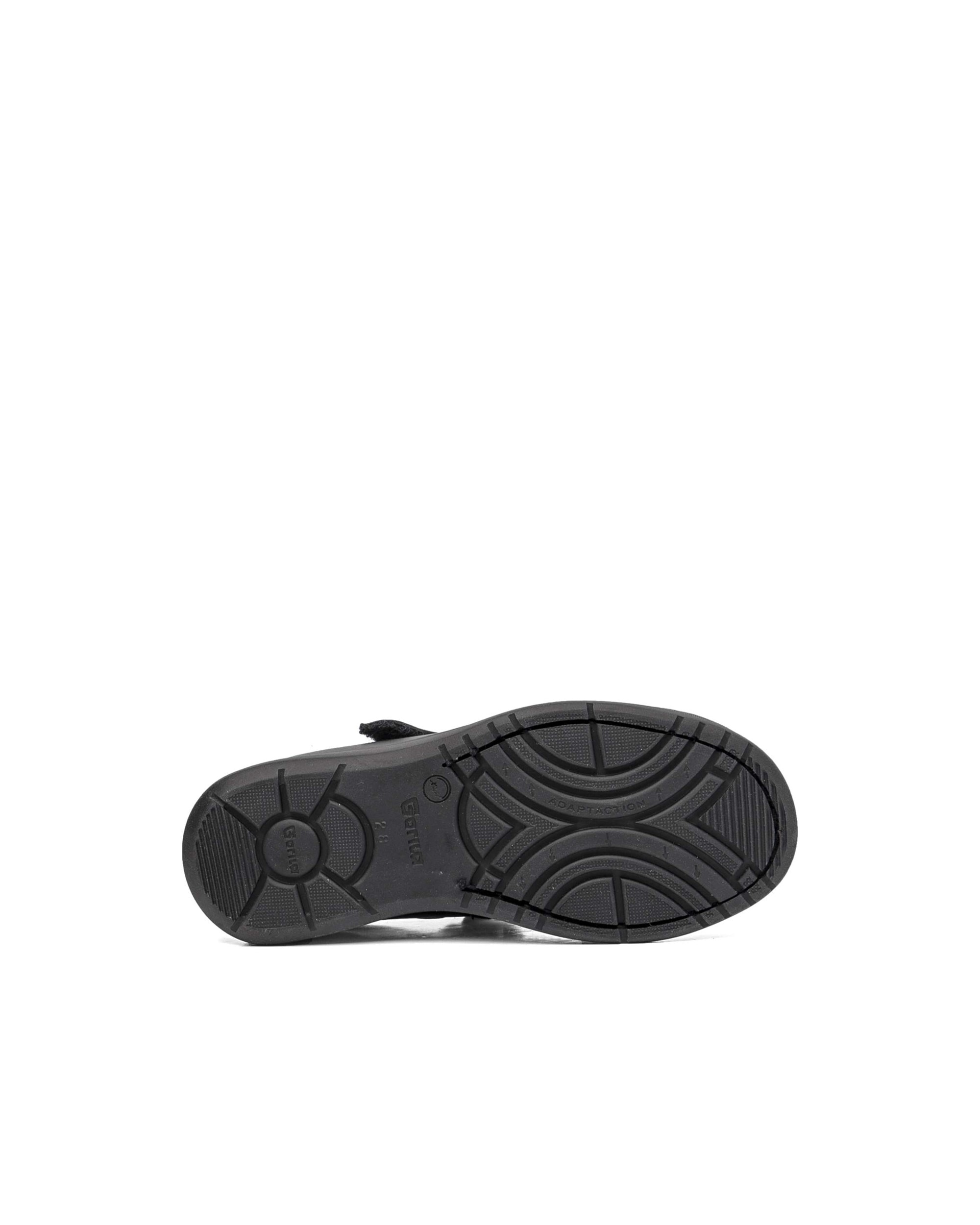 Merceditas de bebé niña de piel - Gorila - Negro Negro-4