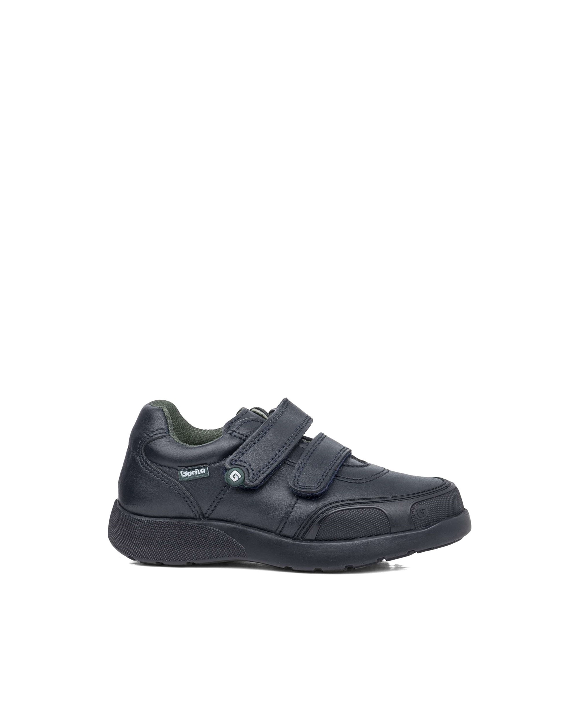 Zapatos de cordones y bluchers de niño de piel - Gorila - Azul marino Azul marino-1