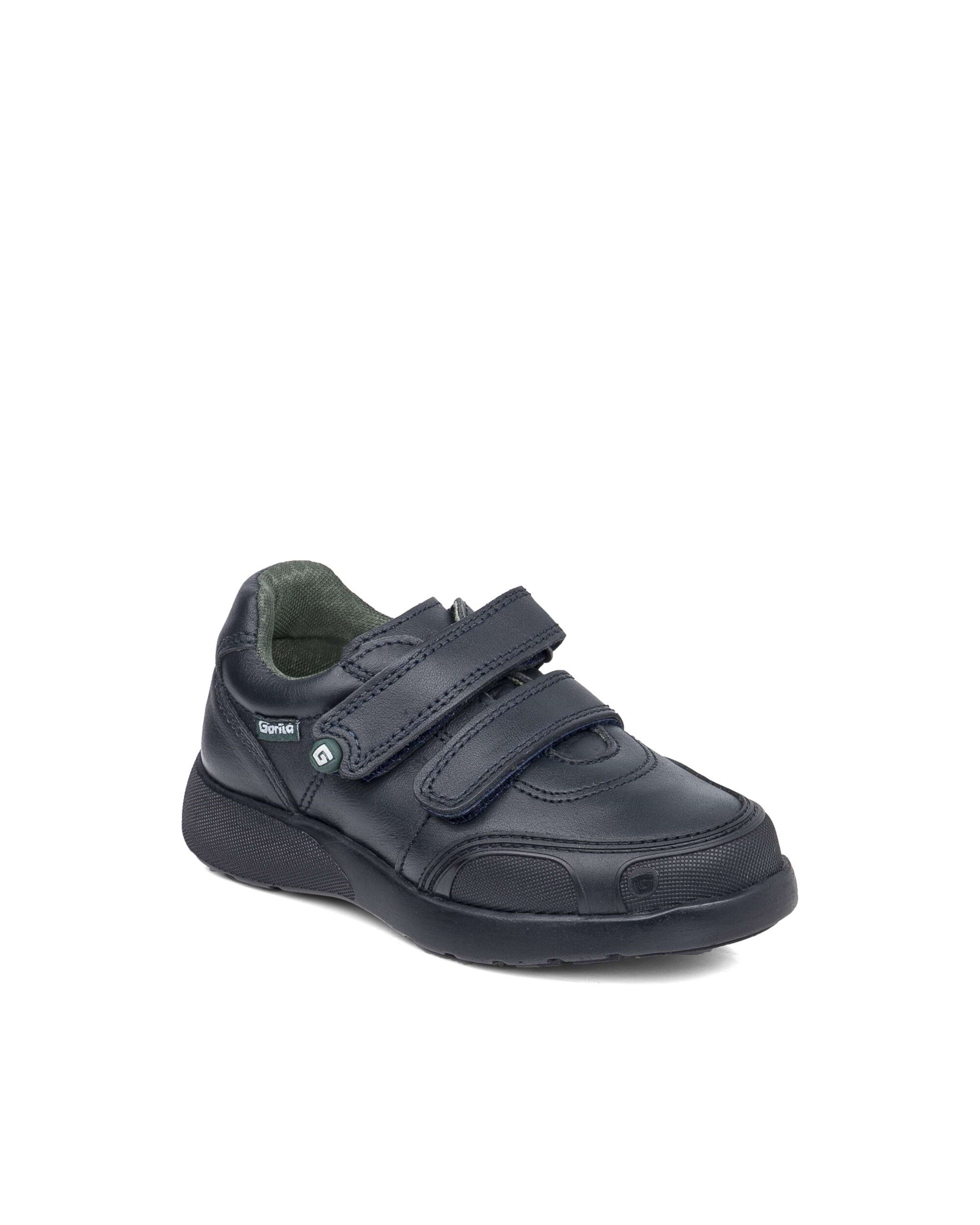 Zapatos de cordones y bluchers de niño de piel - Gorila - Azul marino Azul marino-2