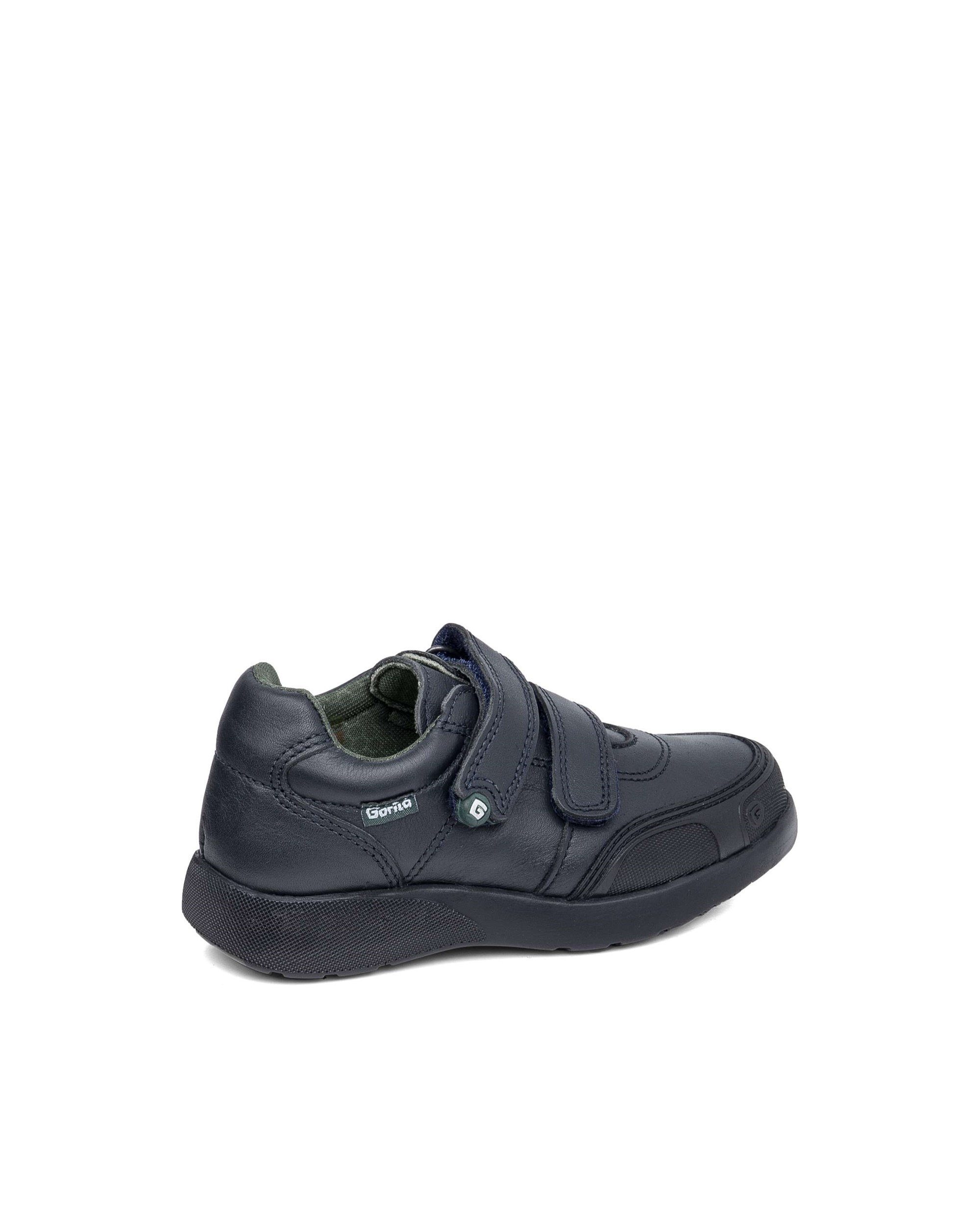 Zapatos de cordones y bluchers de niño de piel - Gorila - Azul marino Azul marino-3