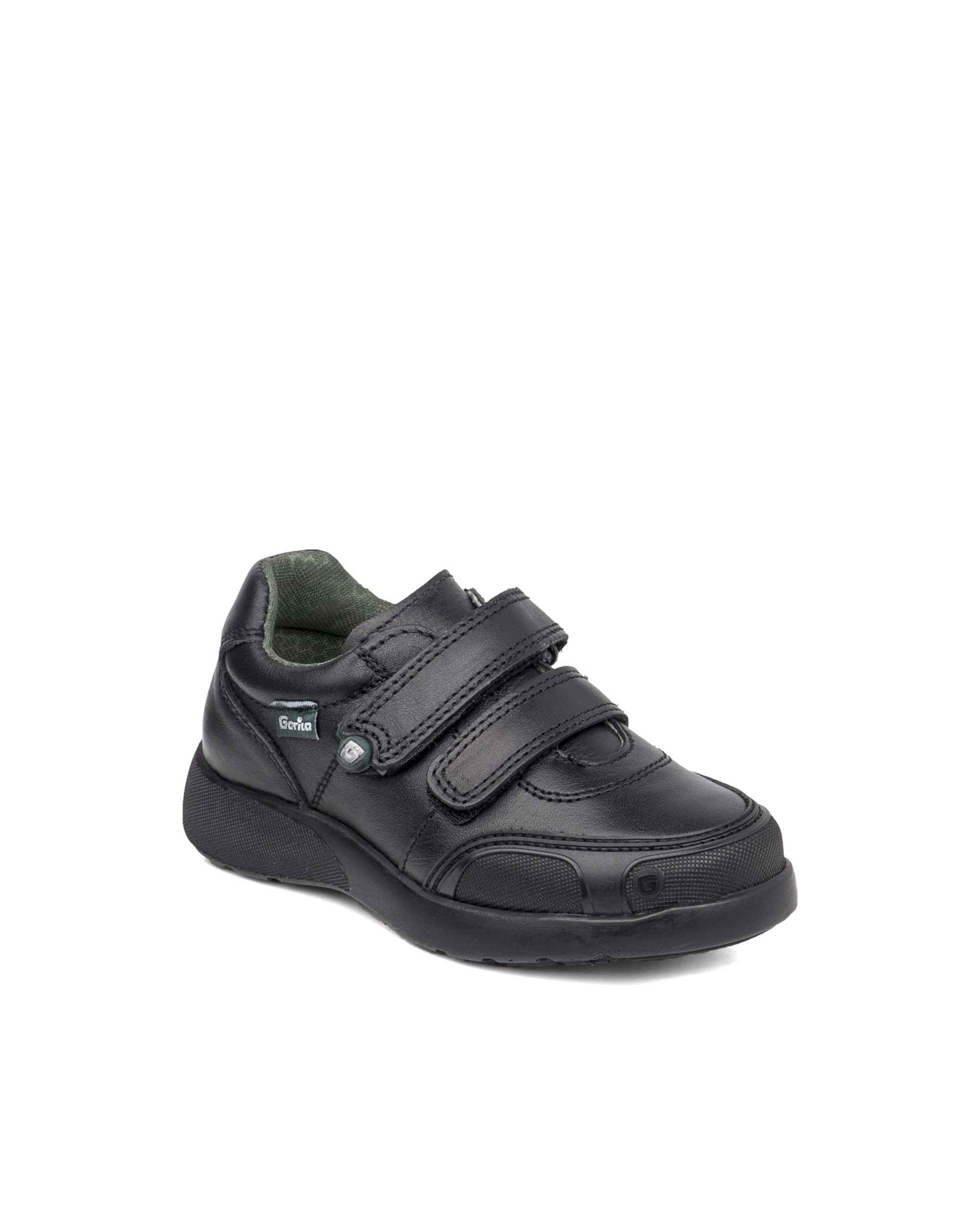 Zapatos de cordones y bluchers de niño de piel - Gorila - Negro Negro-2