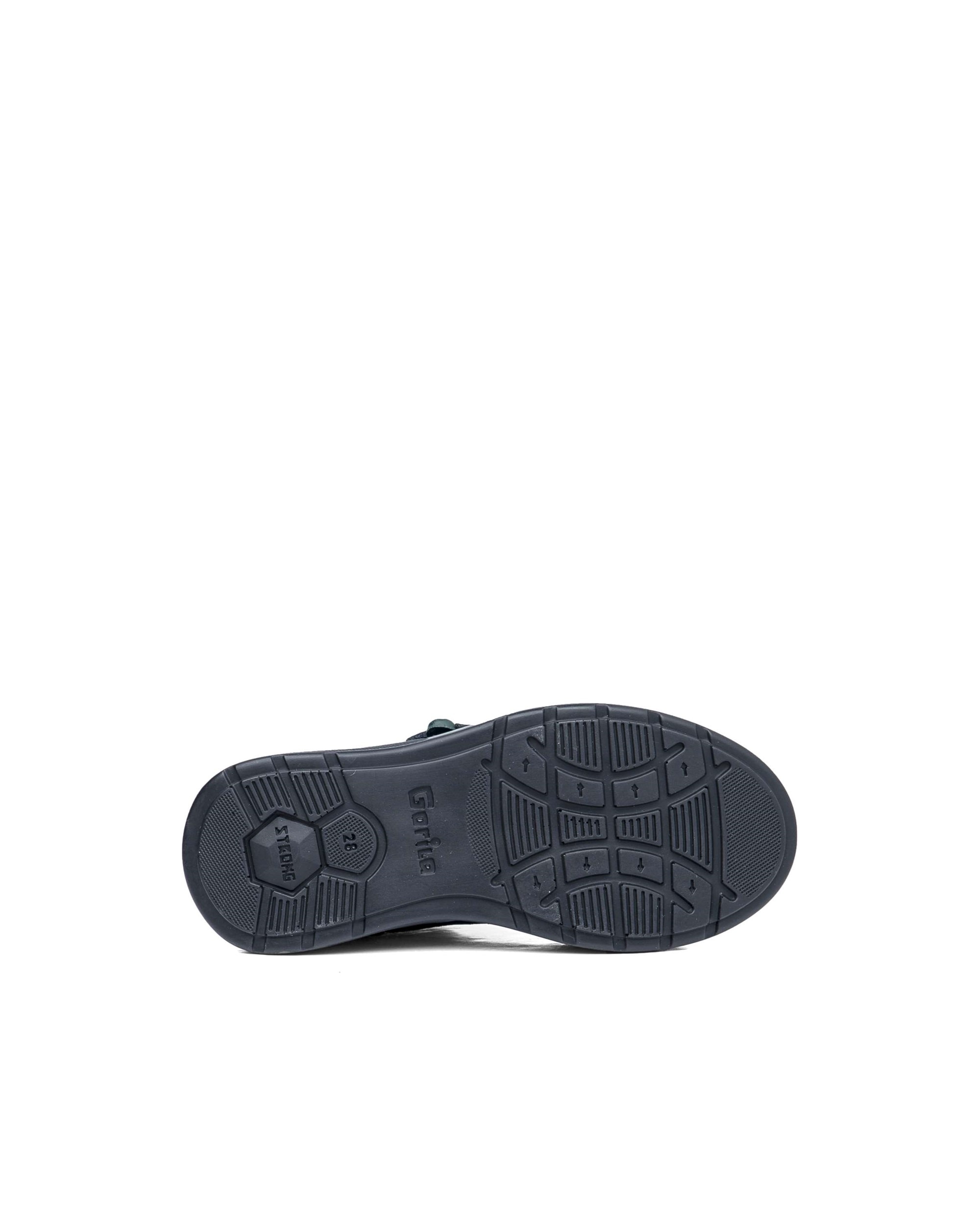 Imagen 4 de Zapatos de colegio de niño de piel con cierre adherente - Gorila - Azul marino Azul marino