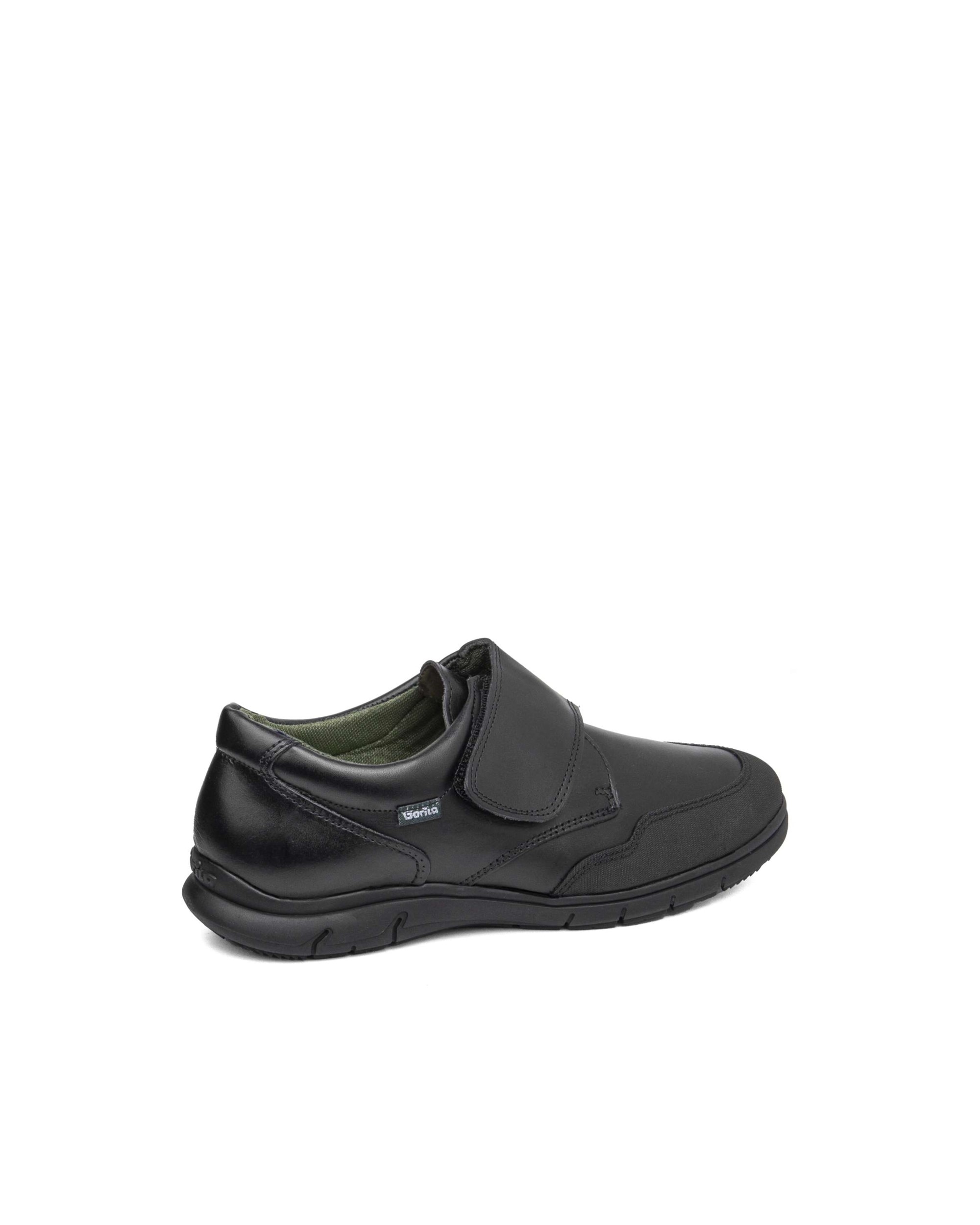 Zapatos de cordones y bluchers de niño de piel - Gorila - Negro Negro-3