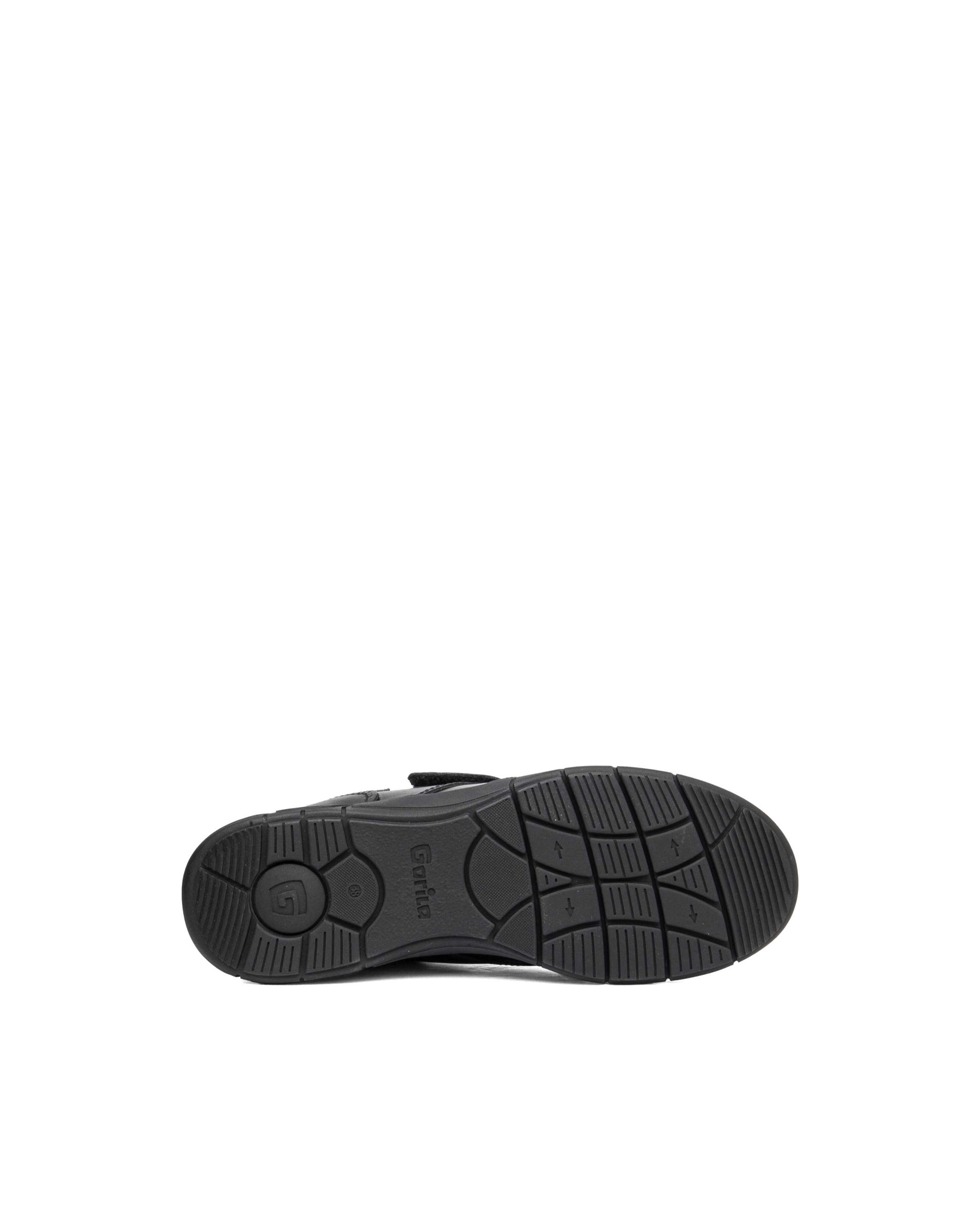 Zapatos de cordones y bluchers de niño de piel - Gorila - Negro Negro-4