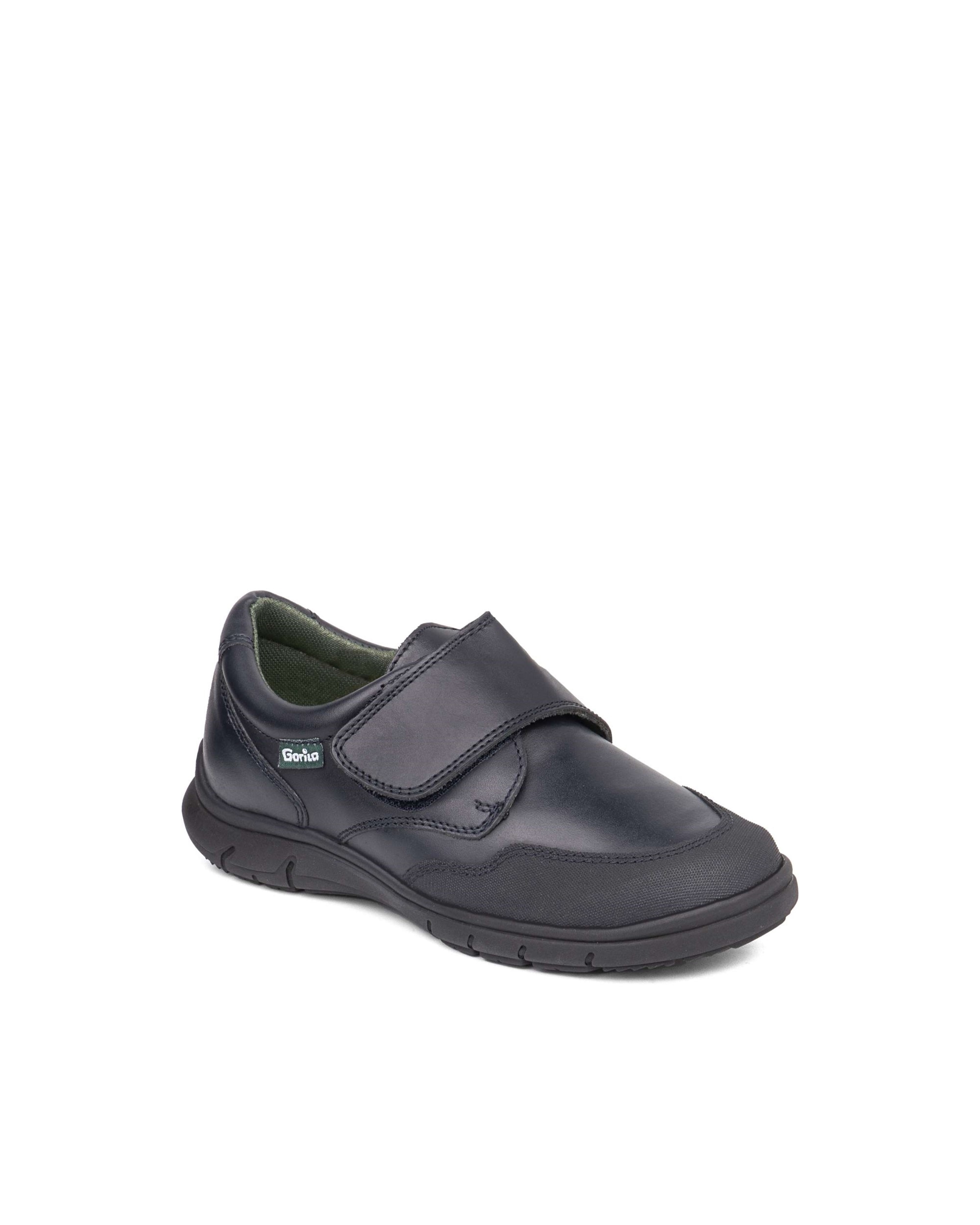 Zapatos de cordones y bluchers de niño de piel - Gorila - Azul marino Azul marino-2