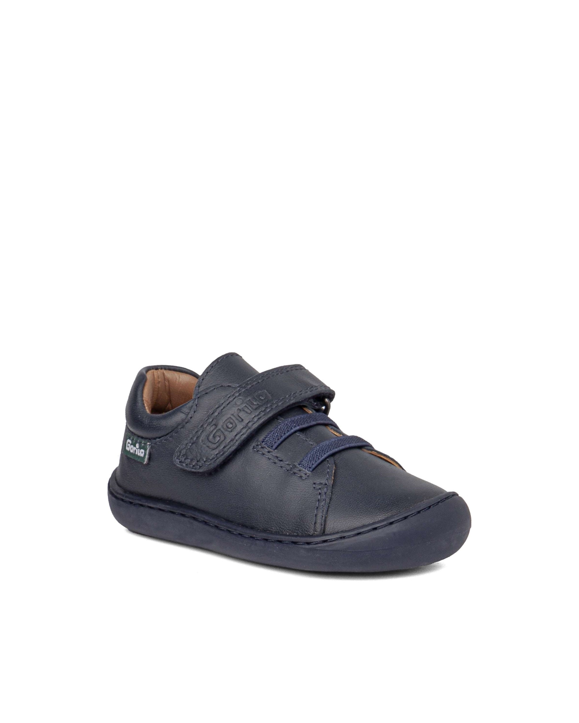 Zapatillas respetuosas de bebés de piel - Azul marino Azul marino-2