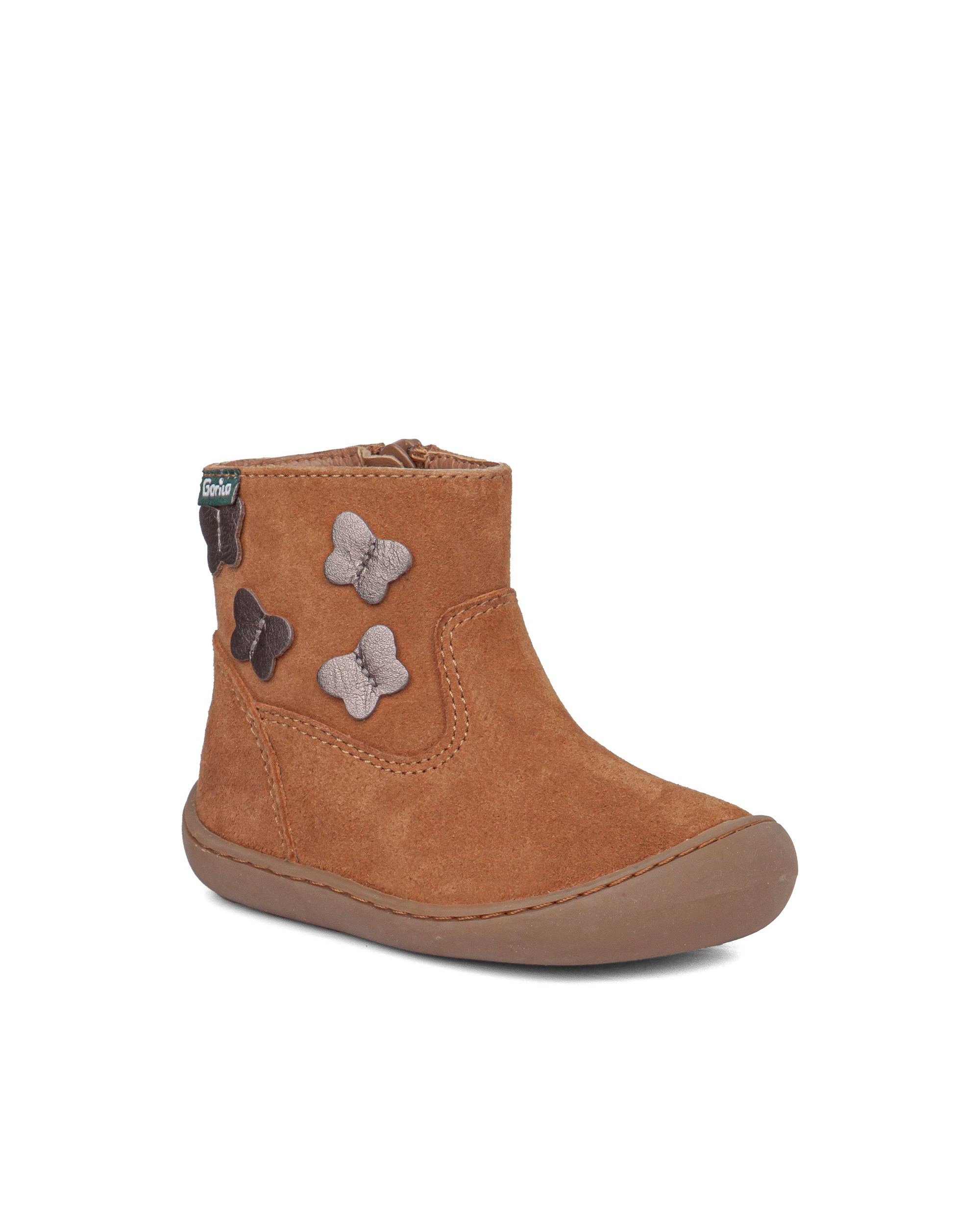 Imagen 2 de Botines respetuosos de bebé niña de piel - Gorila - Camel Camel