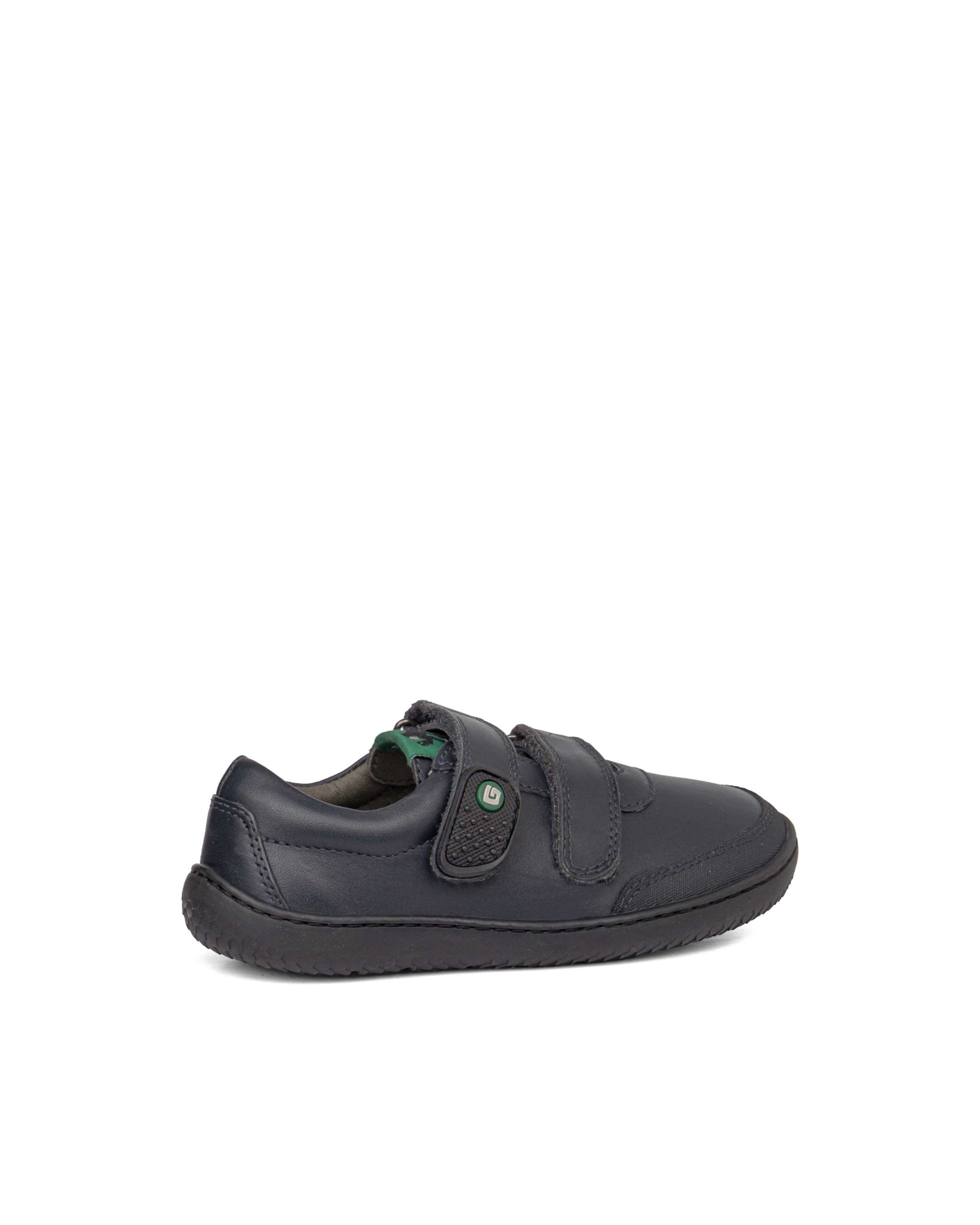 Imagen 3 de Zapatos respetuosos de cordones y bluchers de bebé de piel - Gorila - Azul marino Azul marino