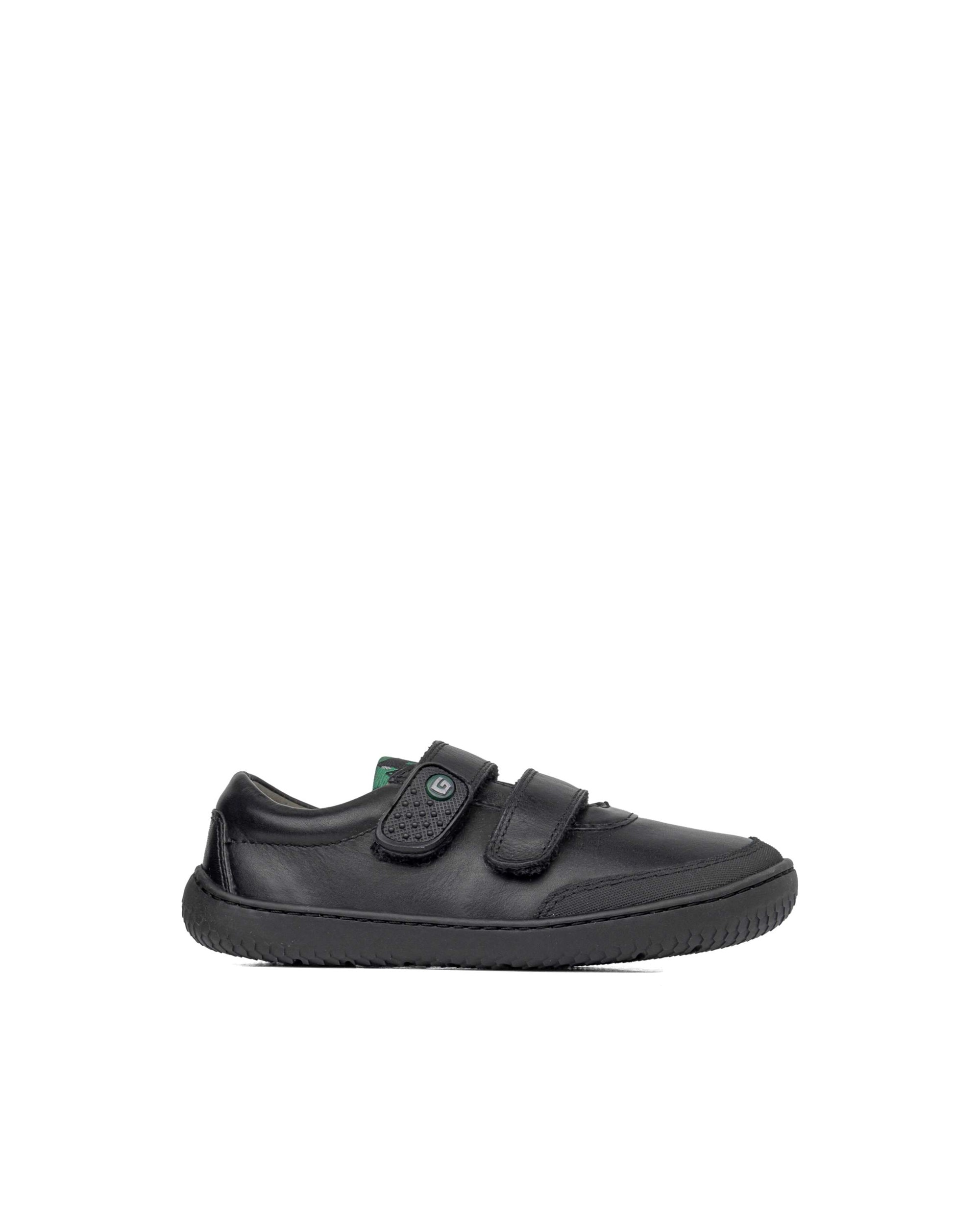Imagen 0 de Zapatos respetuosos de cordones y bluchers de bebé de piel Negro