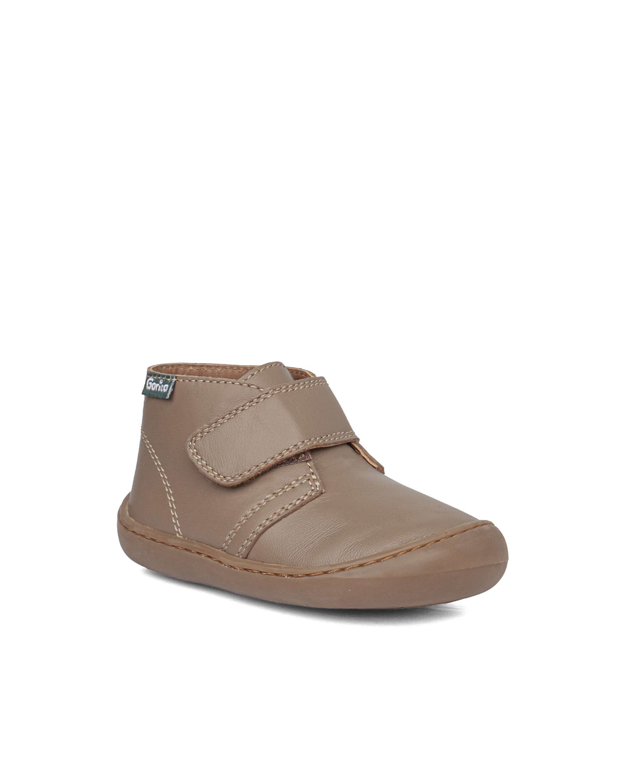 Botines respetuosos de bebé niño de piel - Gorila - Beige Beige-2