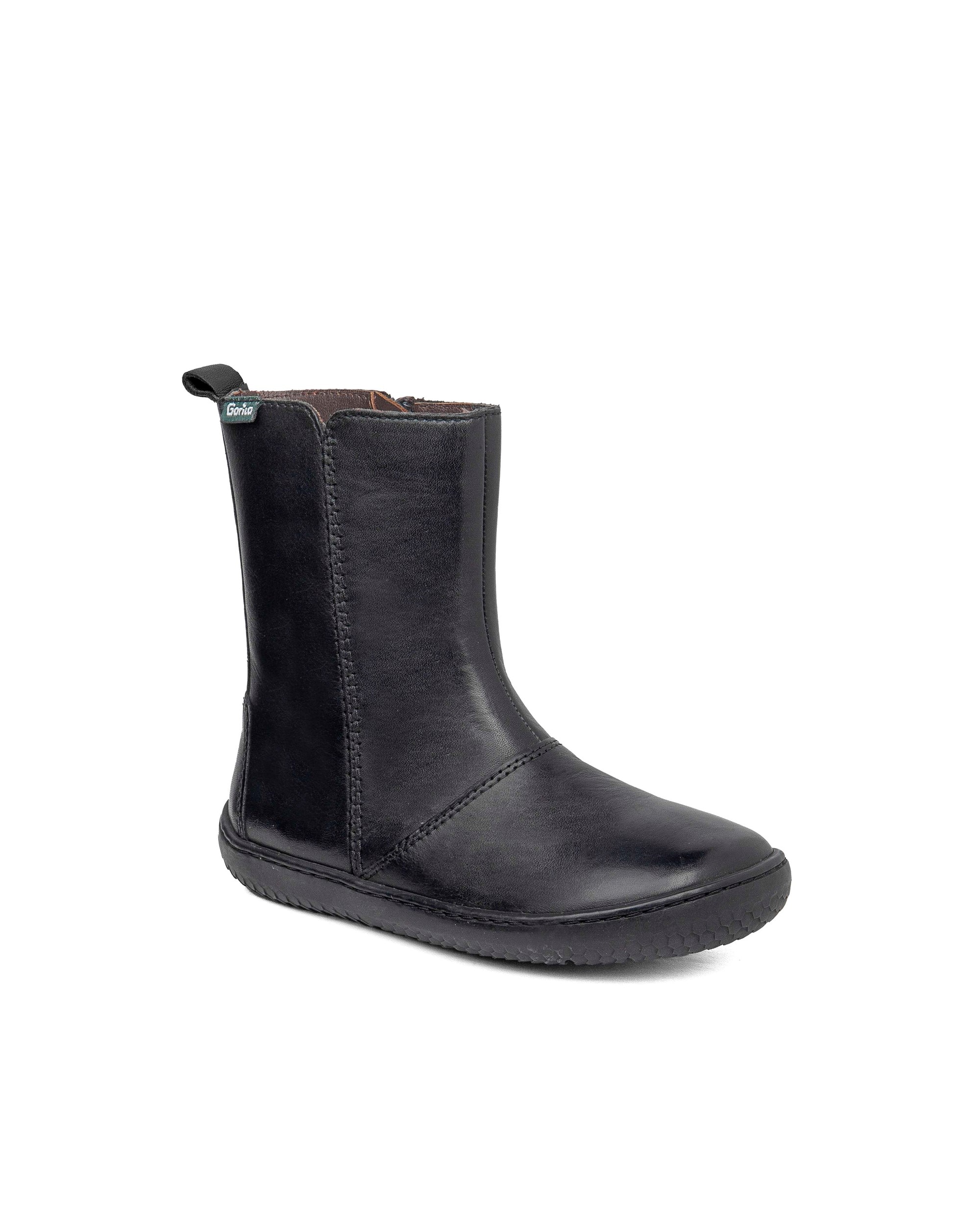 Botas respetuosas de niña de piel - Gorila - Negro Negro-2