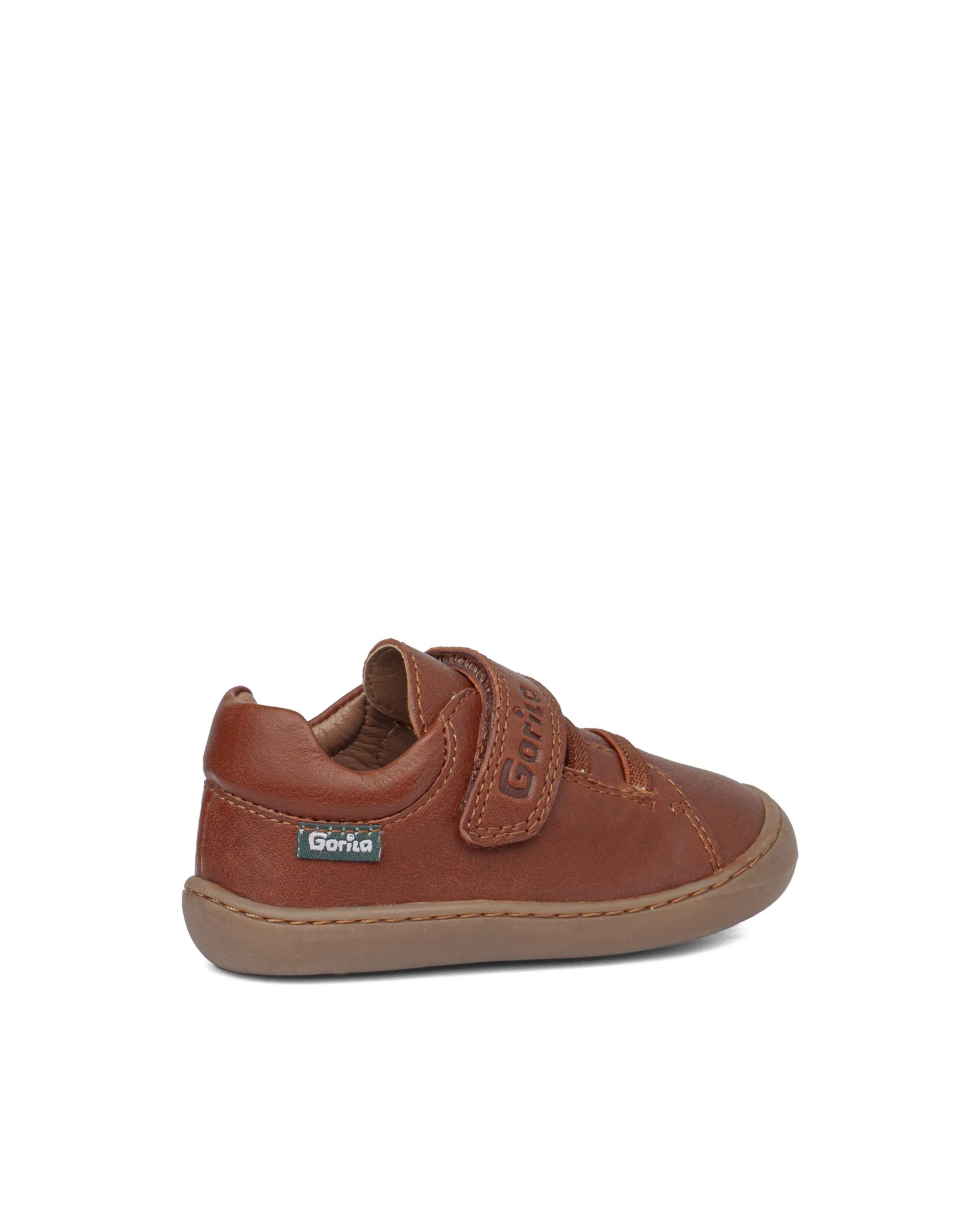 Imagen 3 de Zapatillas de piel de niño - Gorila - Marrón Marrón