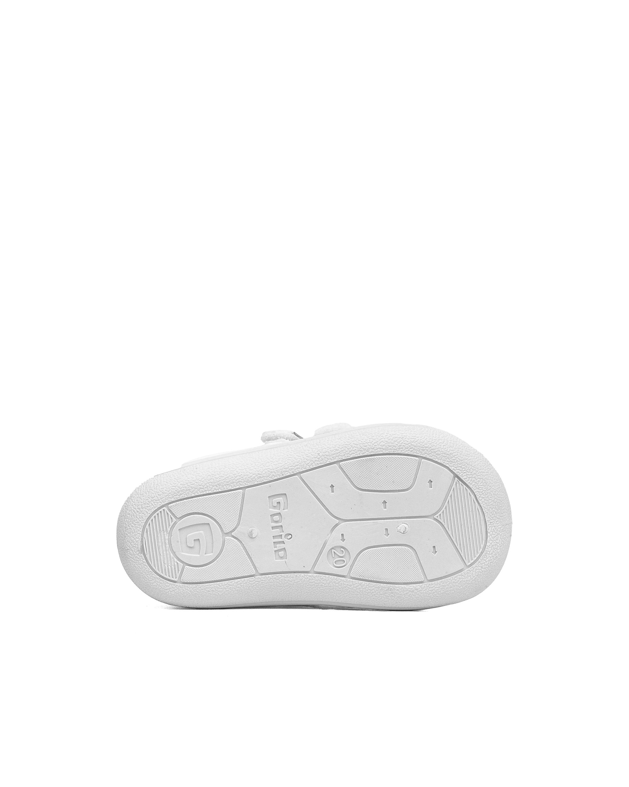 Zapatillas respetuosas de niños de tejido - Gorila - Blanco Blanco-4