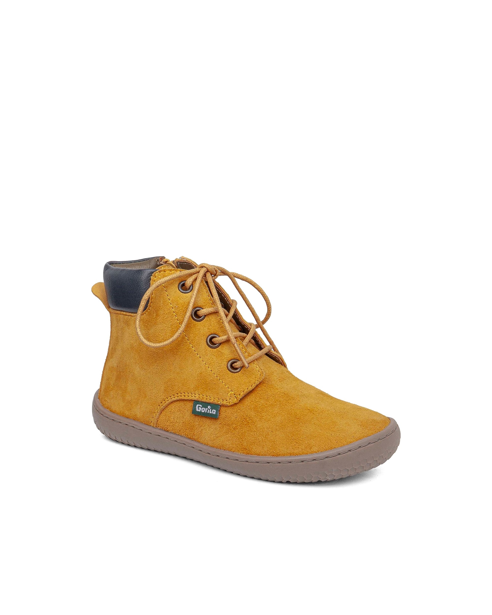Imagen 2 de Botines respetuosos de niño de piel - Gorila - Amarillo Amarillo