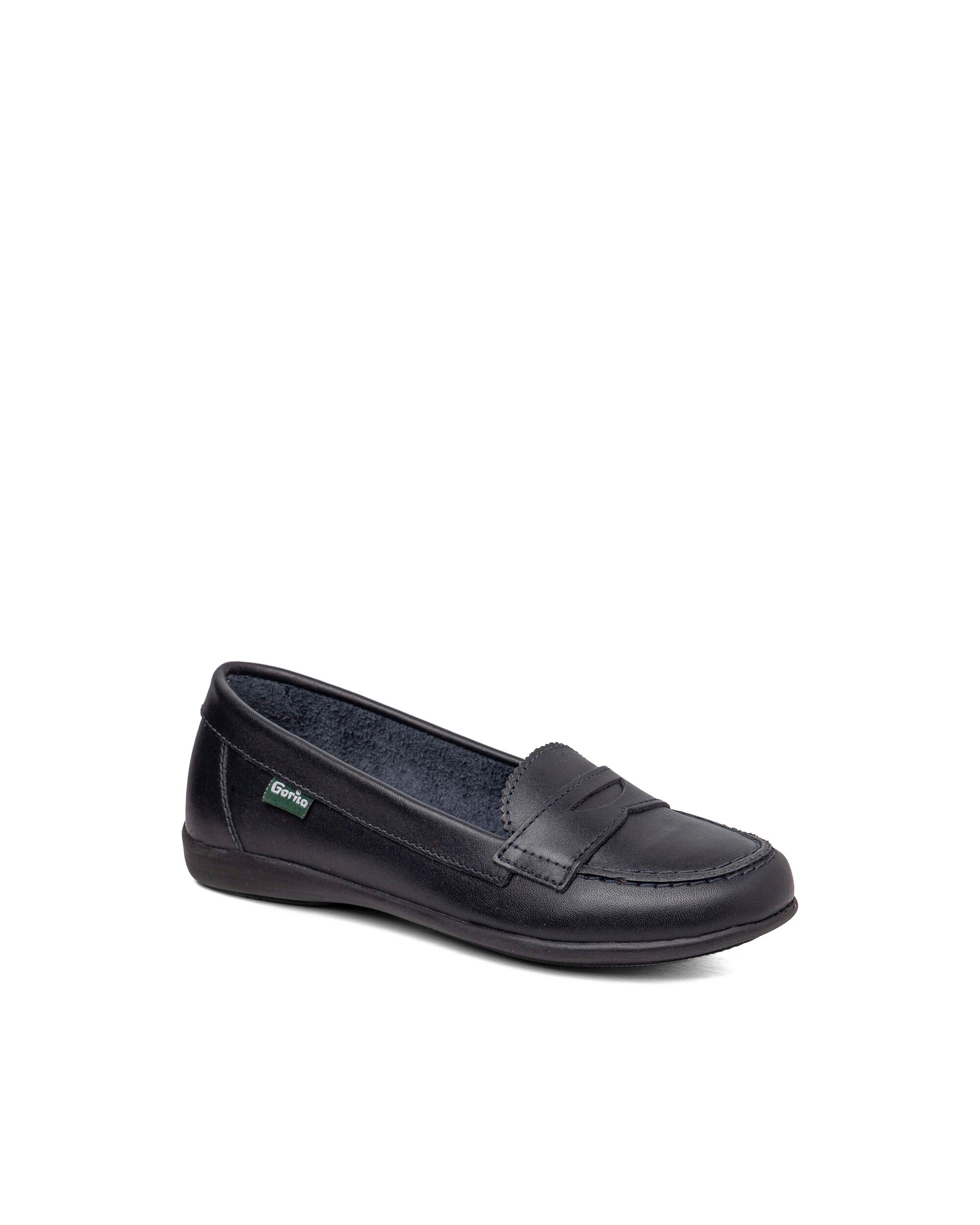 Mocasines de niña de piel - Gorila - Azul marino Azul marino-2