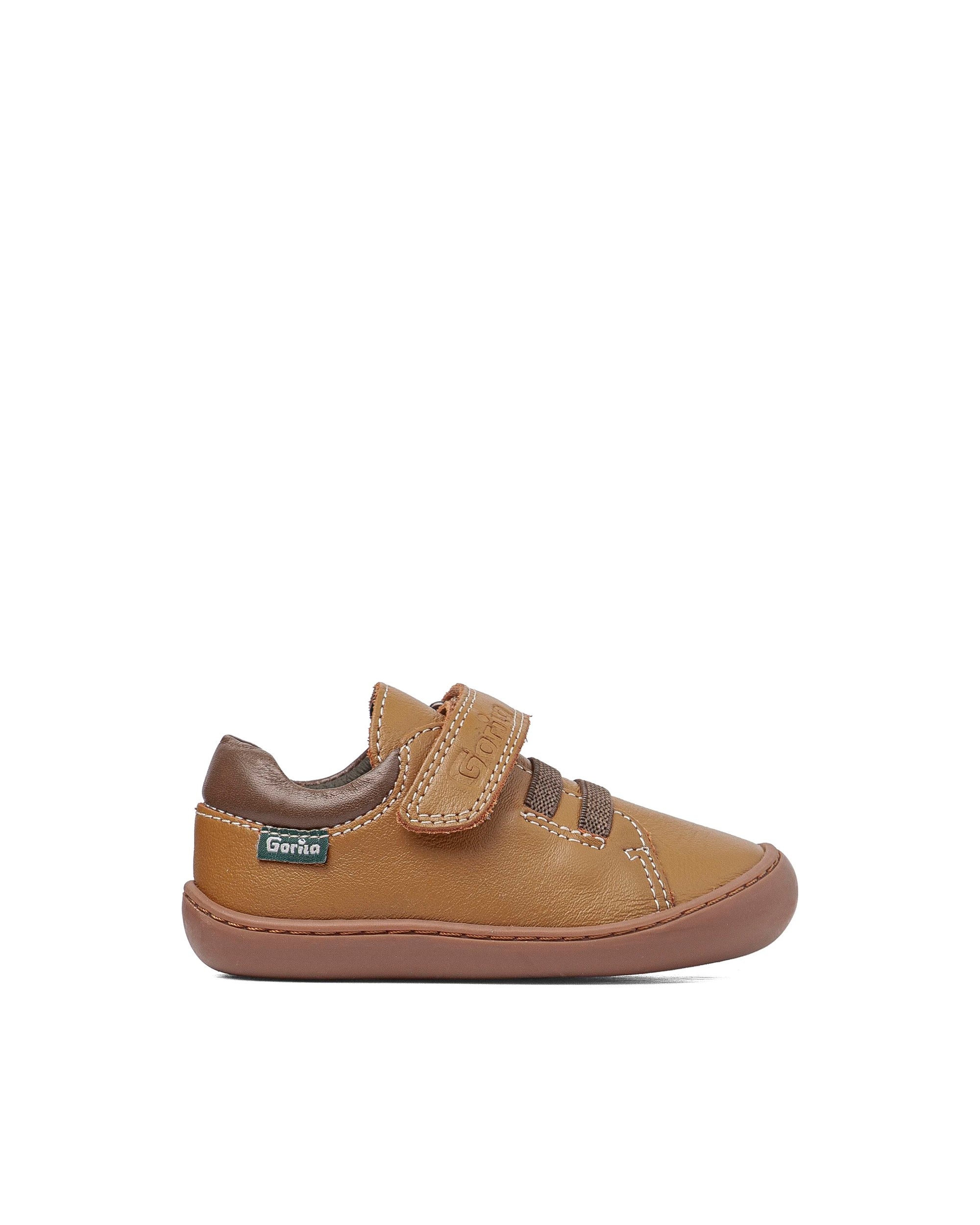 Imagen 1 de Zapatillas respetuosas de bebé niño de piel - Gorila - Cuero Cuero