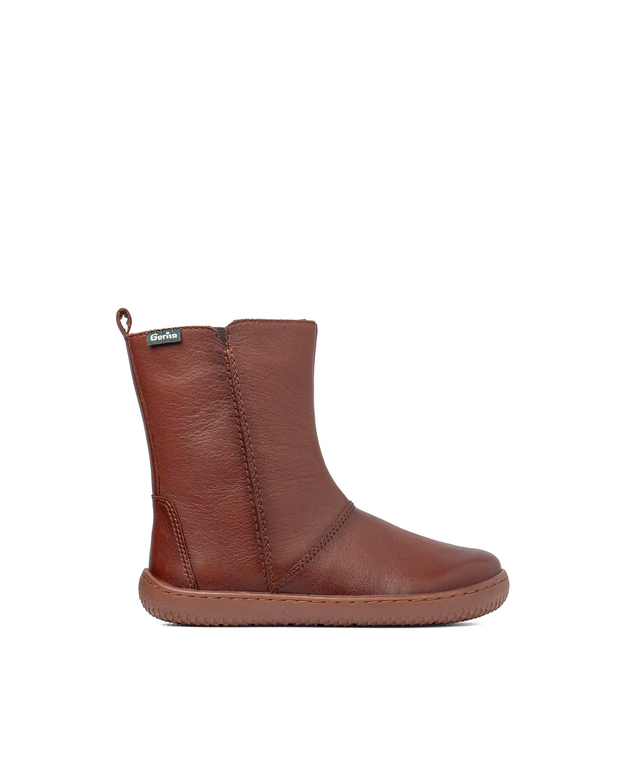 Botas respetuosas de niña de piel - Gorila - Marrón Marrón-1