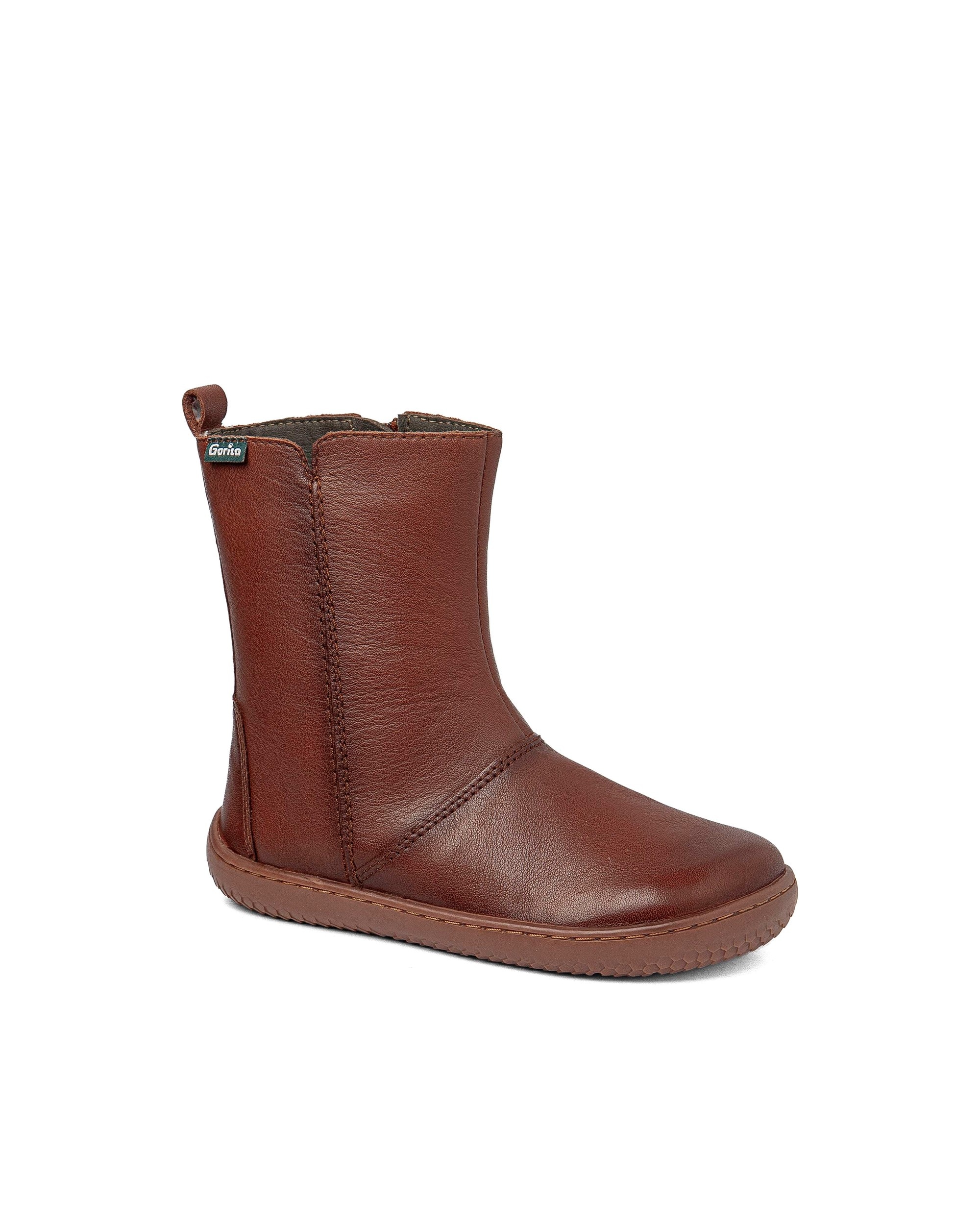 Botas respetuosas de niña de piel - Gorila - Marrón Marrón-2