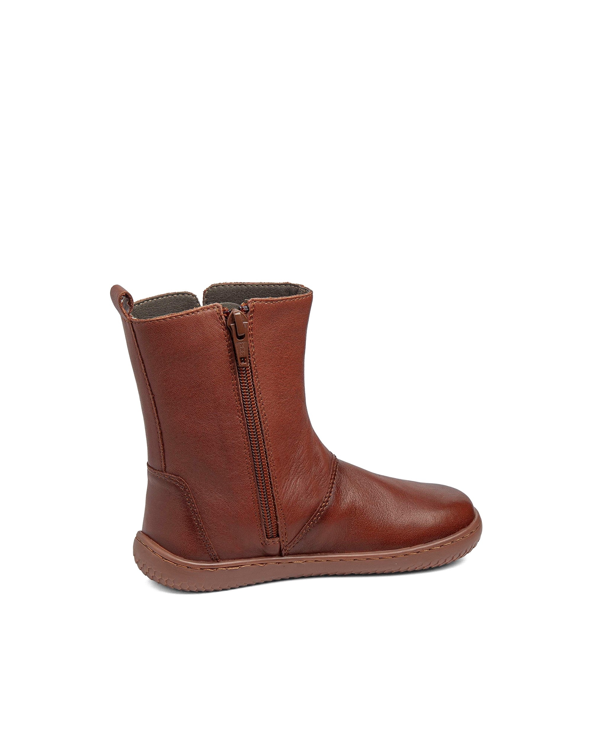 Botas respetuosas de niña de piel - Gorila - Marrón Marrón-3