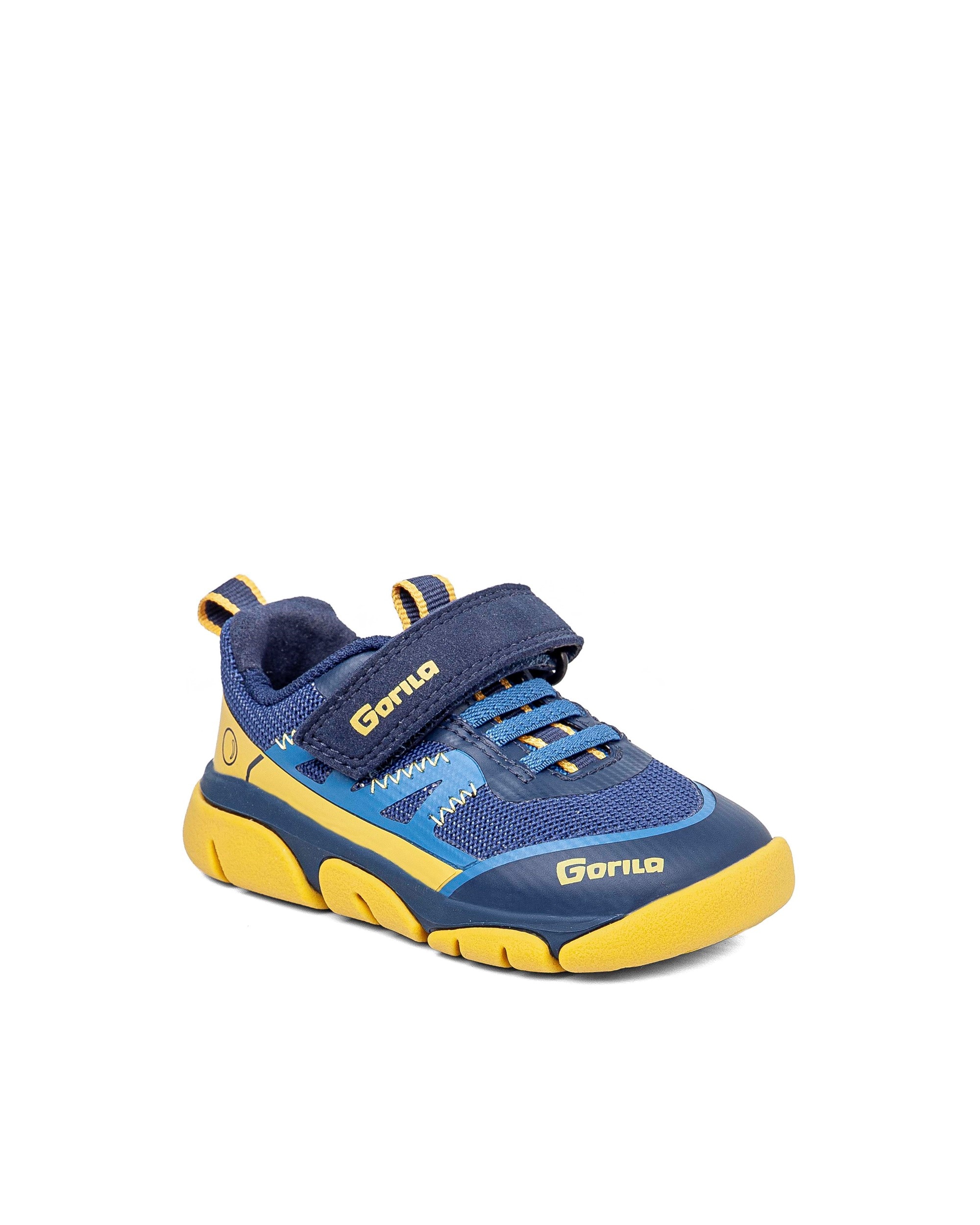 Imagen 2 de Zapatillas de niños de tejido - Gorila - Azul marino Azul marino