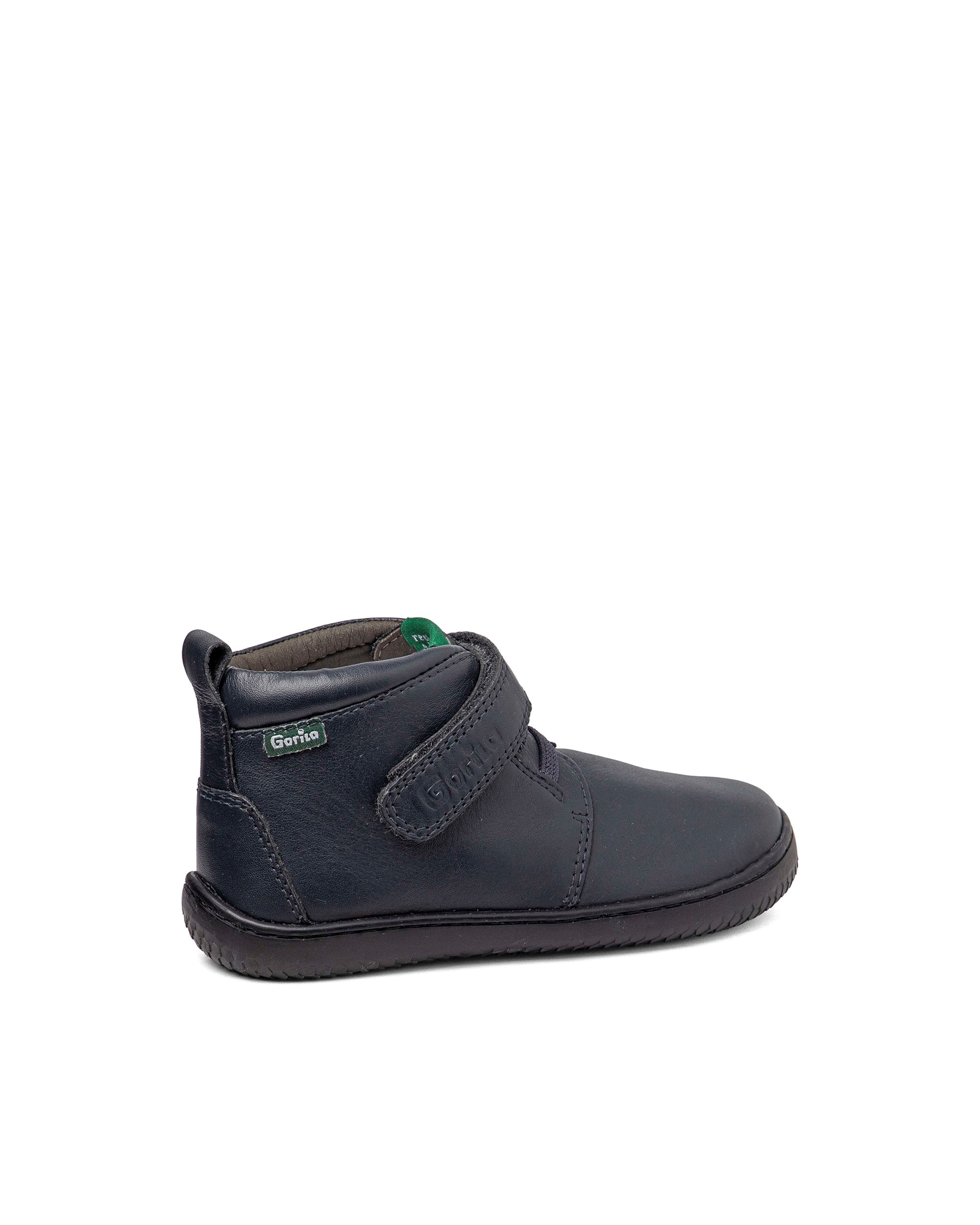 Imagen 3 de Botines respetuosos de niño de piel - Gorila - Azul marino Azul marino