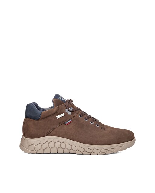 Imagen 0 de Botines de hombre en nobuck de color marrón