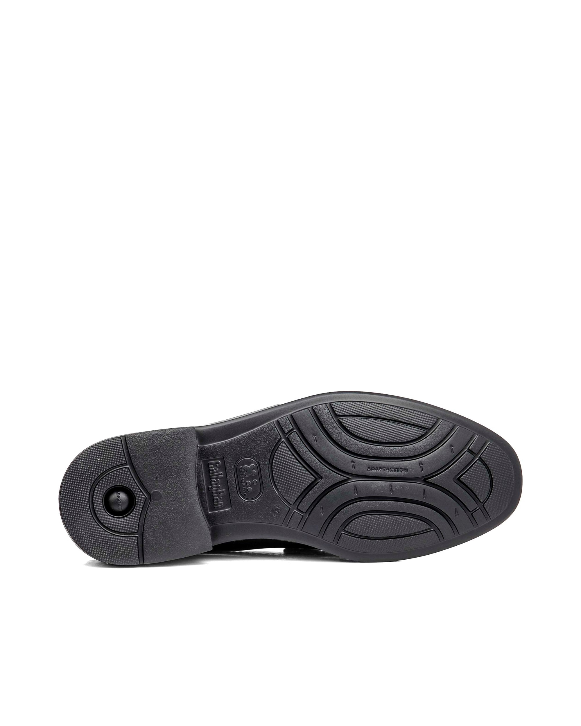Mocasines de piel de hombre con sistema adaptación - Callaghan - Negro Negro-4