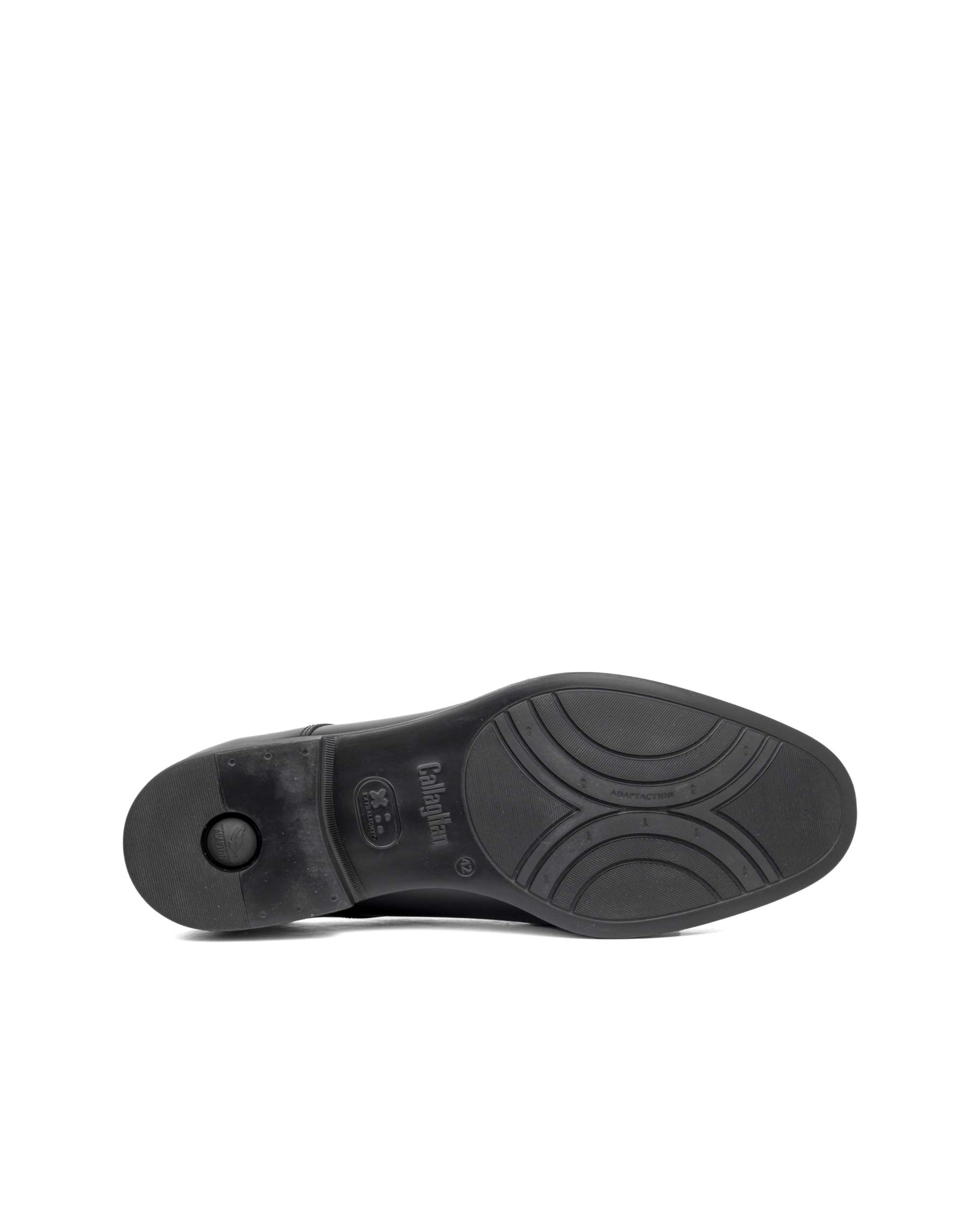 Zapato de piel de hombre con cordones con sistema adaptación - Callaghan - Negro Negro-4