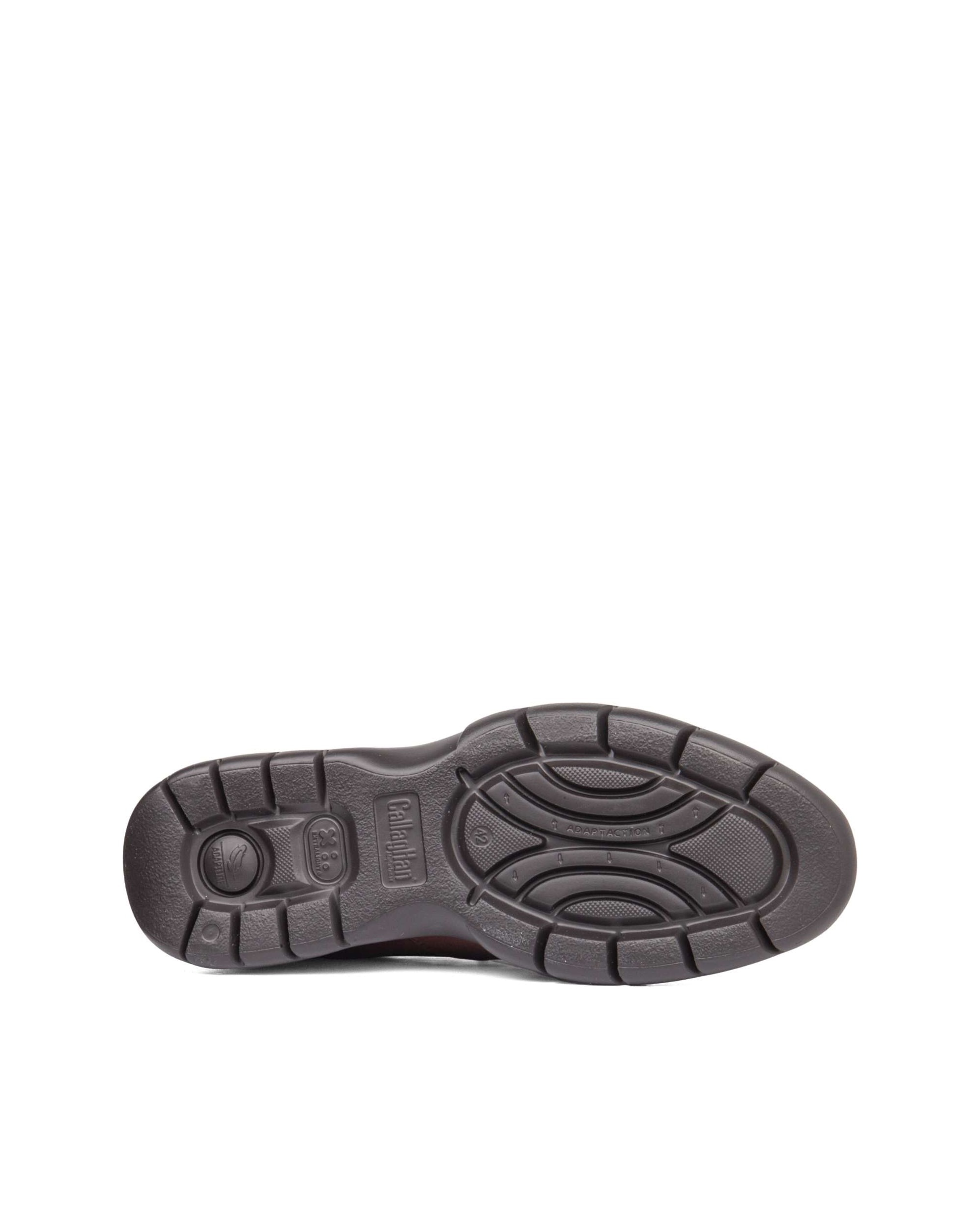 Zapato cómodo de piel de hombre con sistema adaptación - Callaghan - Marrón Marrón-4