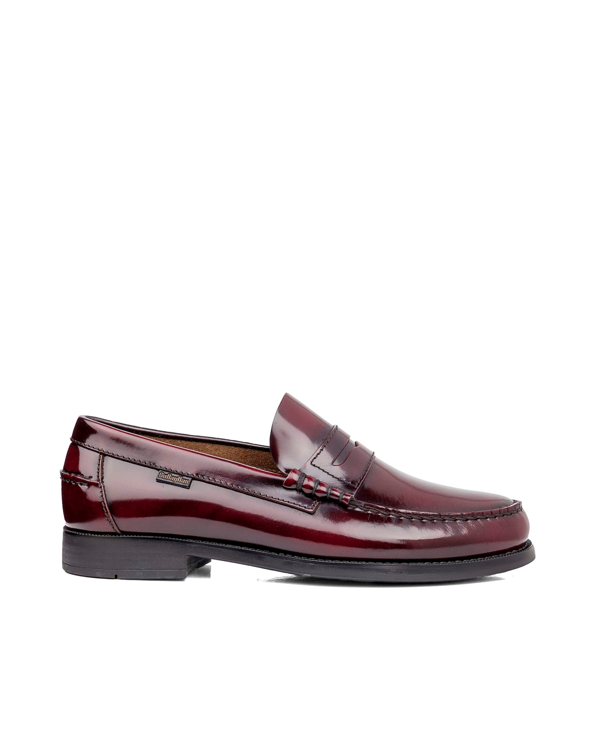 Mocasin antifaz en piel - Callaghan - Burdeos Burdeos-1