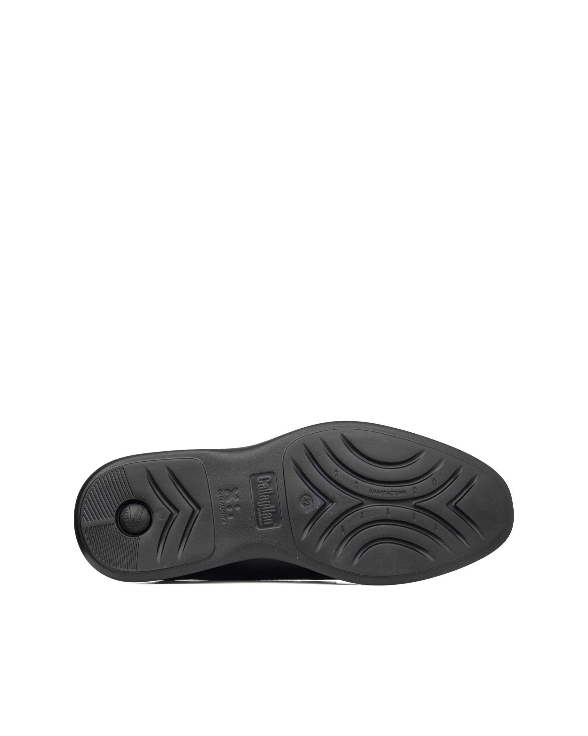 Zapatos de hombre de piel con cordones y tecnología Adaptación - Callaghan - Negro Negro-4