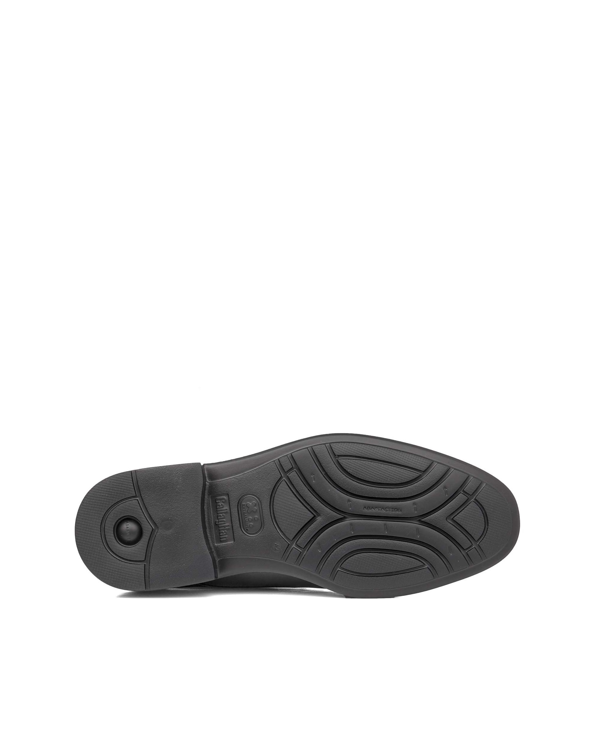 Zapato de piel de hombre con cordones con sistema adaptación - Callaghan - Negro Negro-4