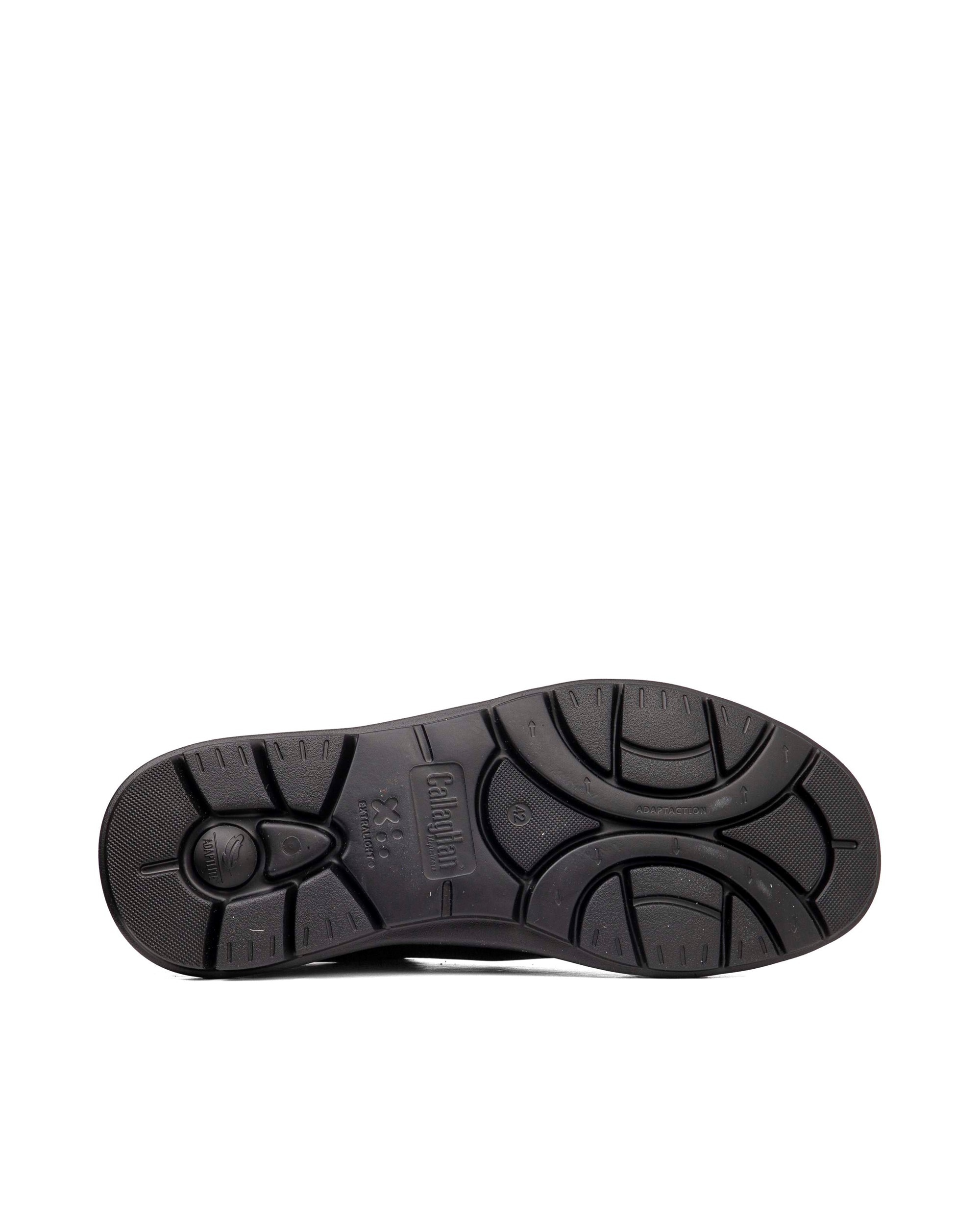 Zapatos de cordones elasticos de hombre de piel - Callaghan - Negro Negro-4