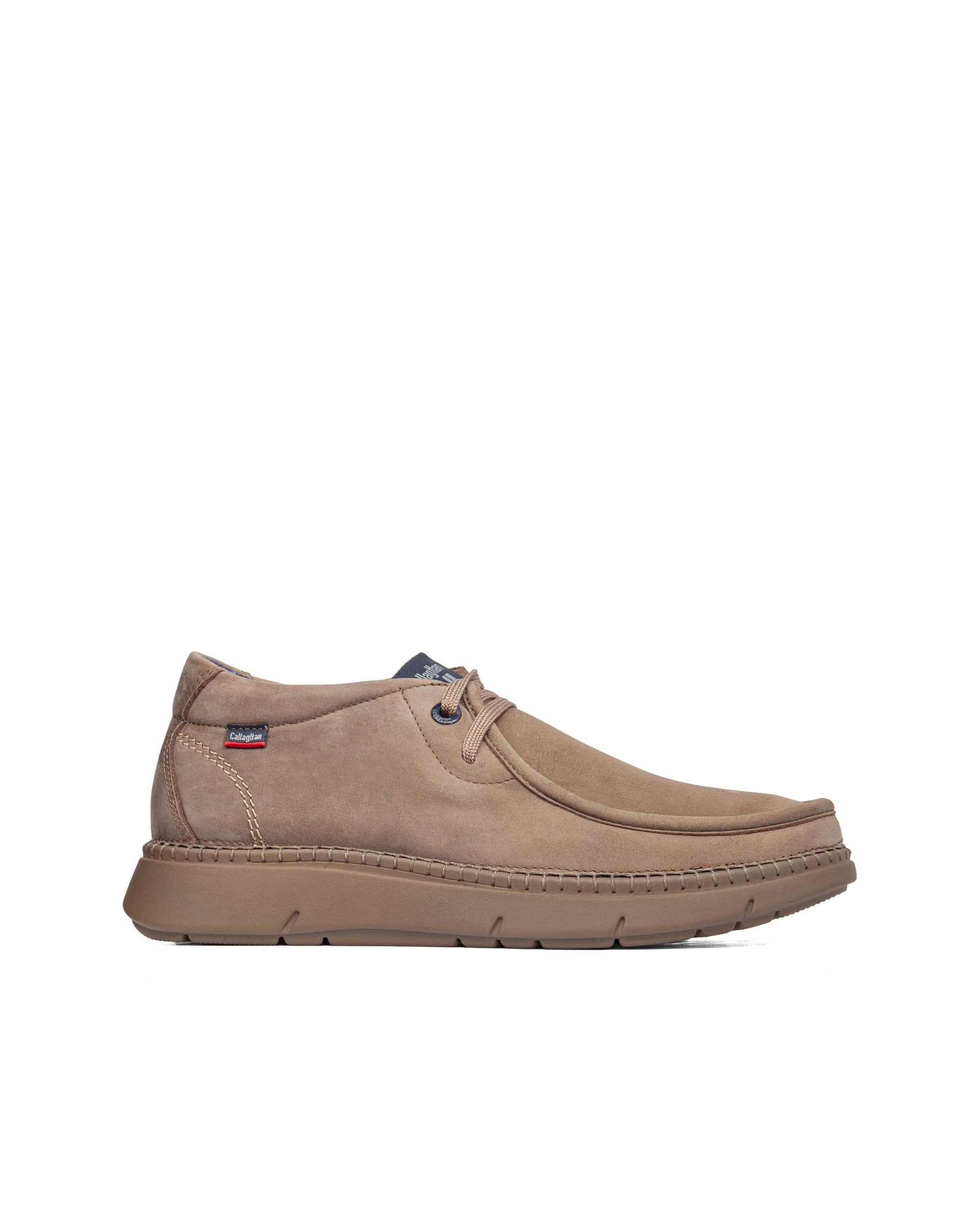 Callaghan - Zapatos de cordones de hombre de piel color marrón.