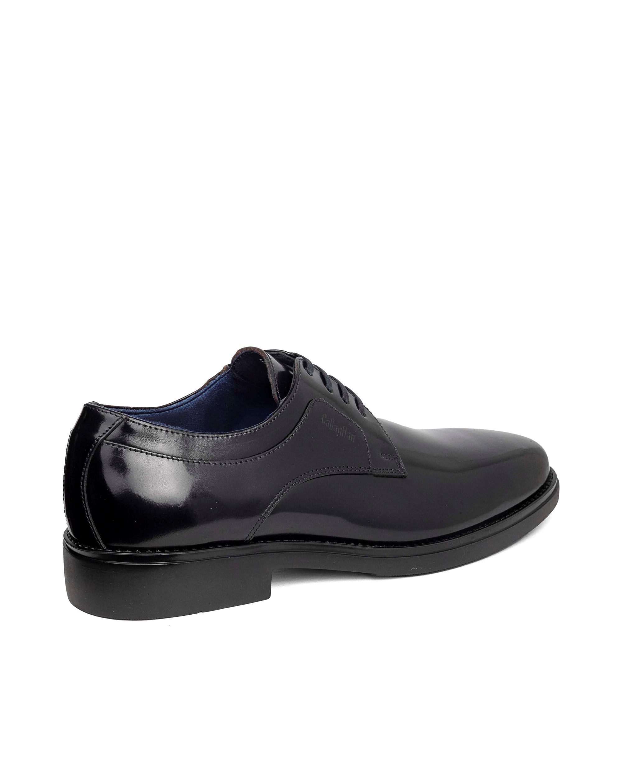 Zapato de piel de hombre con cordones con sistema adaptación - Callaghan - Negro Negro-2