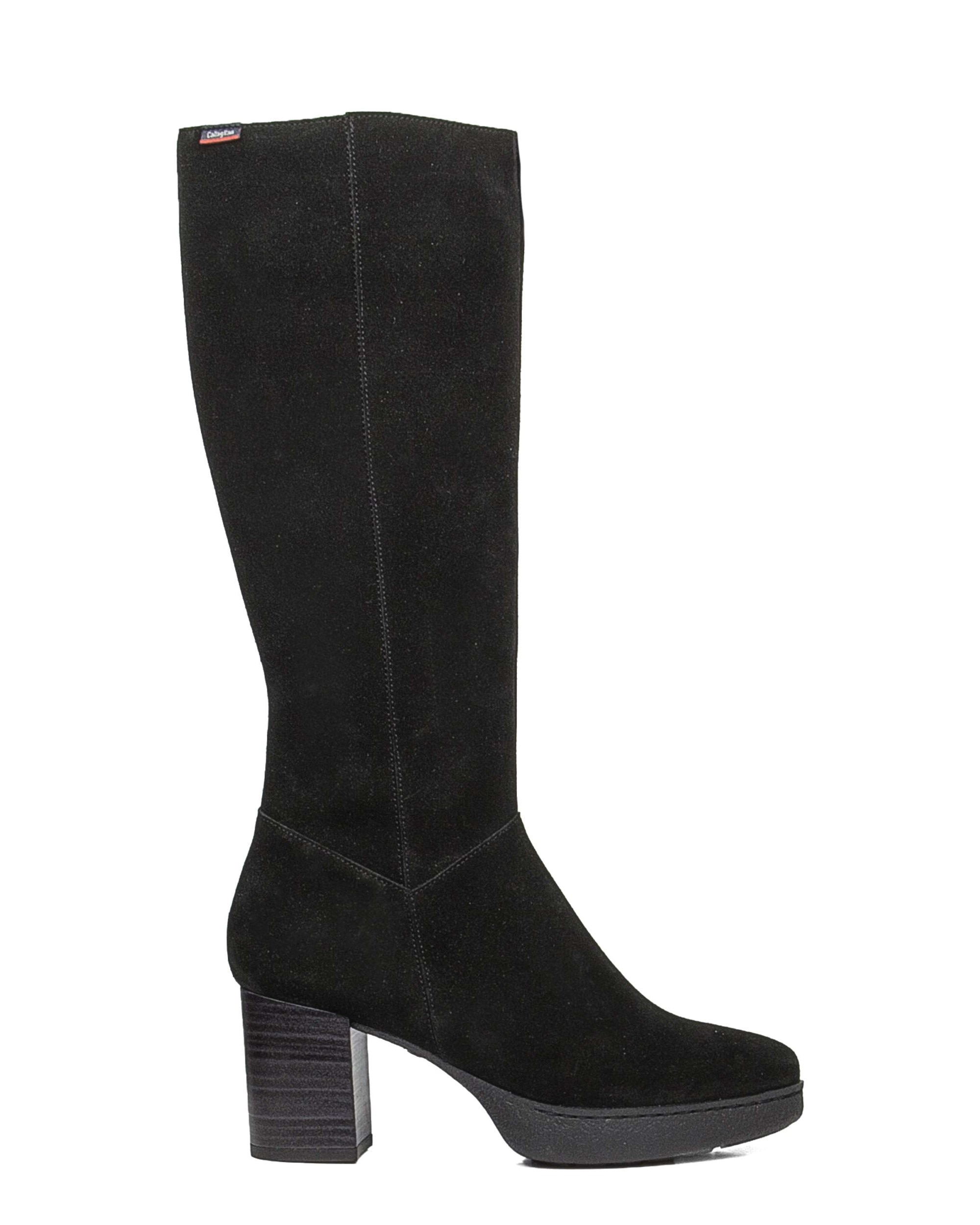 Mocasin antifaz en piel - Callaghan - Negro Negro-1