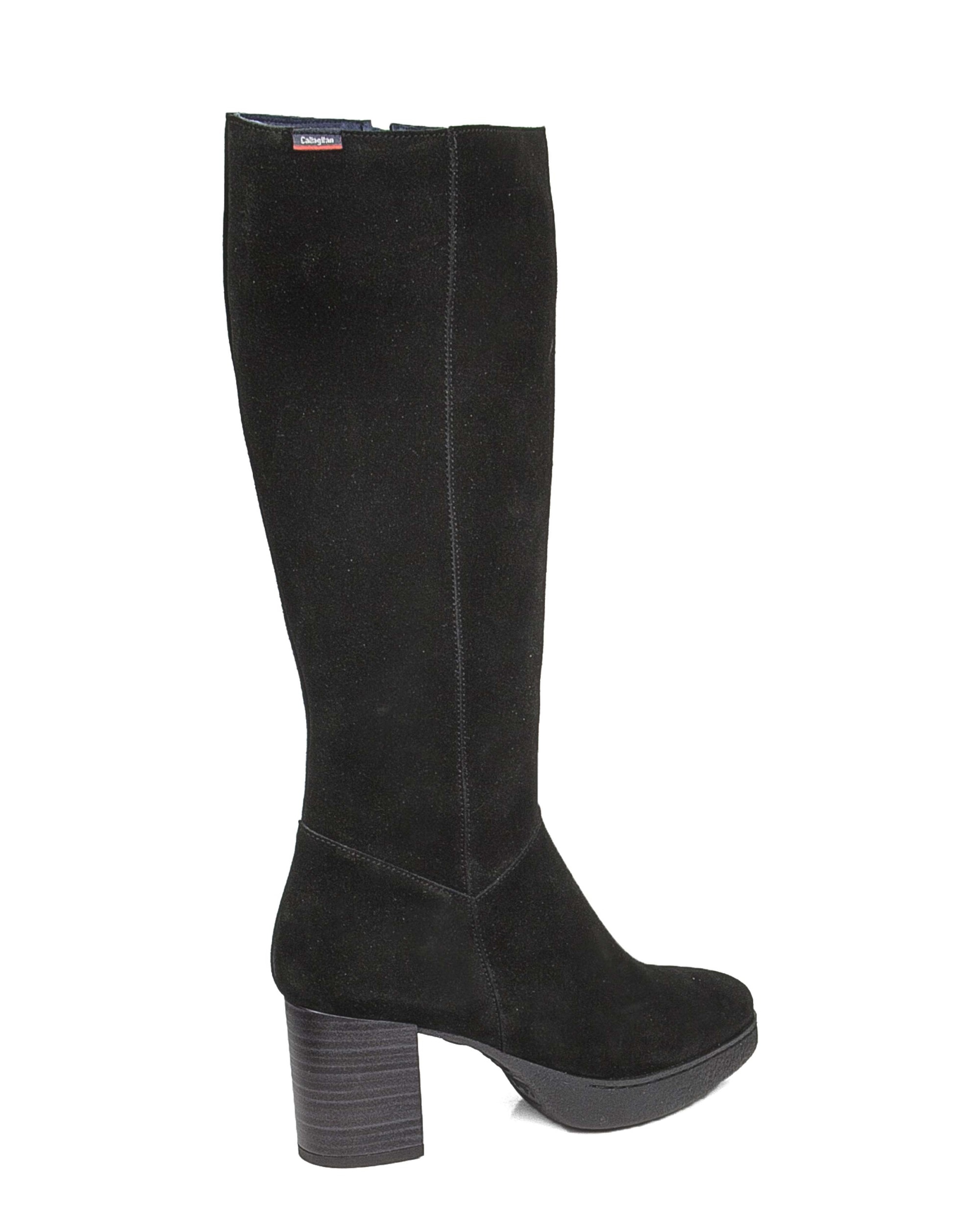 Mocasin antifaz en piel - Callaghan - Negro Negro-2