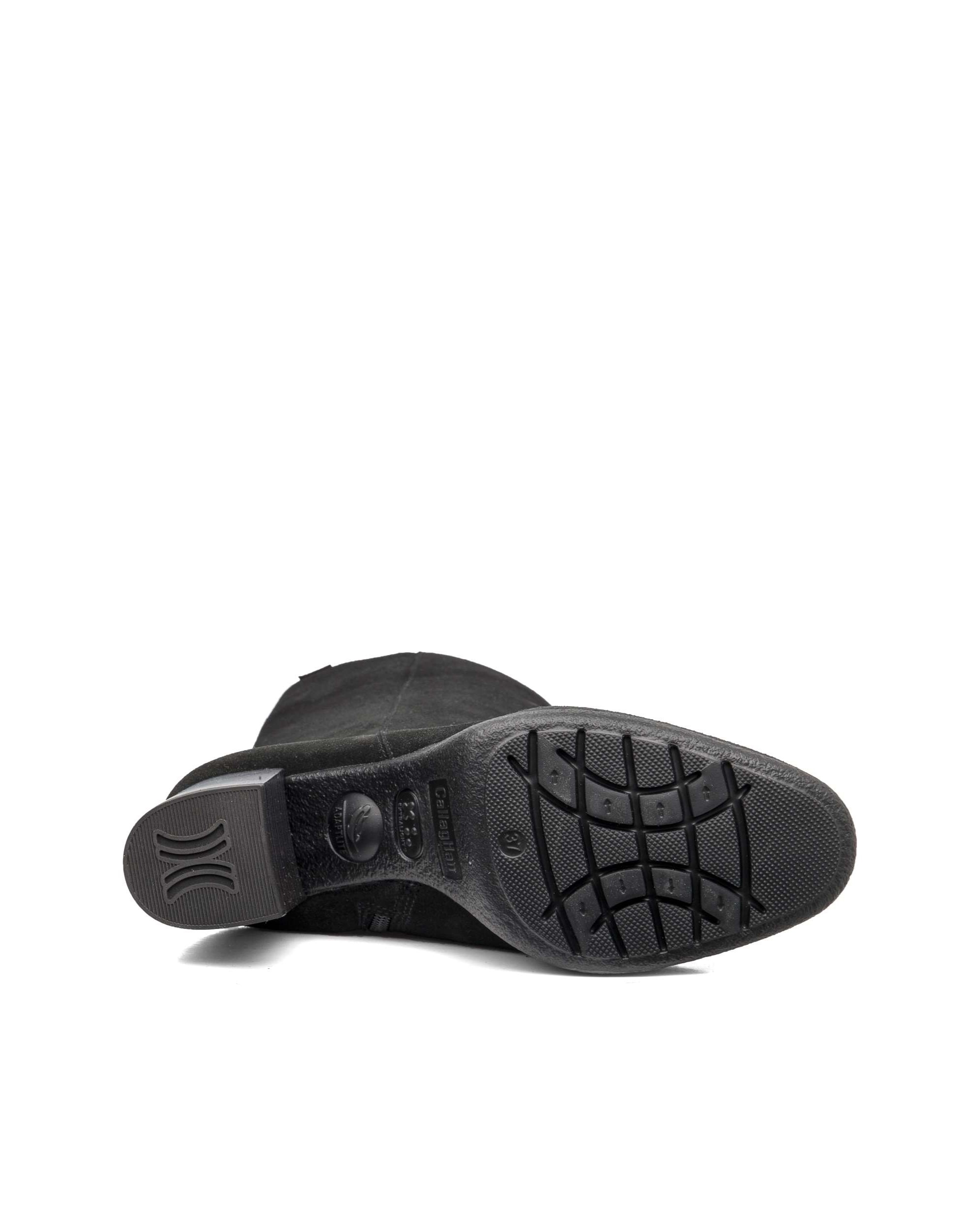 Mocasin antifaz en piel - Callaghan - Negro Negro-4