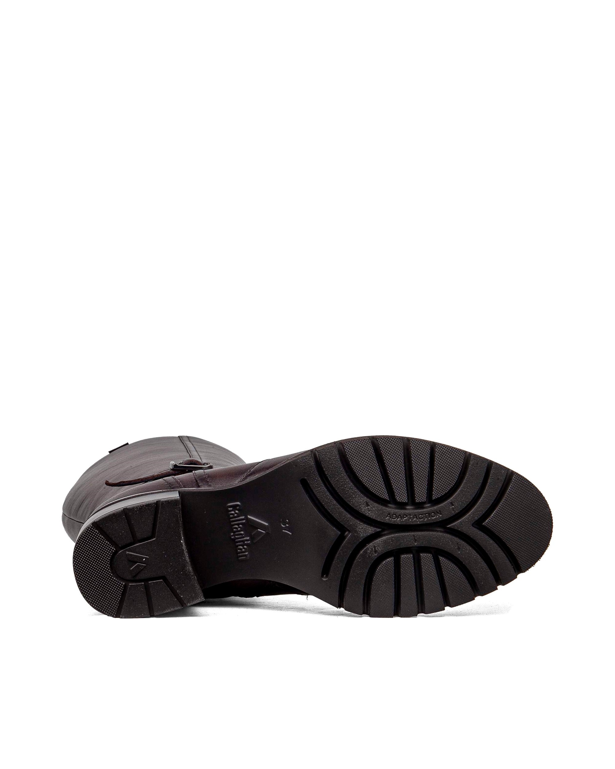 Botas básicas de piel de mujer con sistema adaptación - Callaghan - Marrón oscuro Marrón oscuro-3