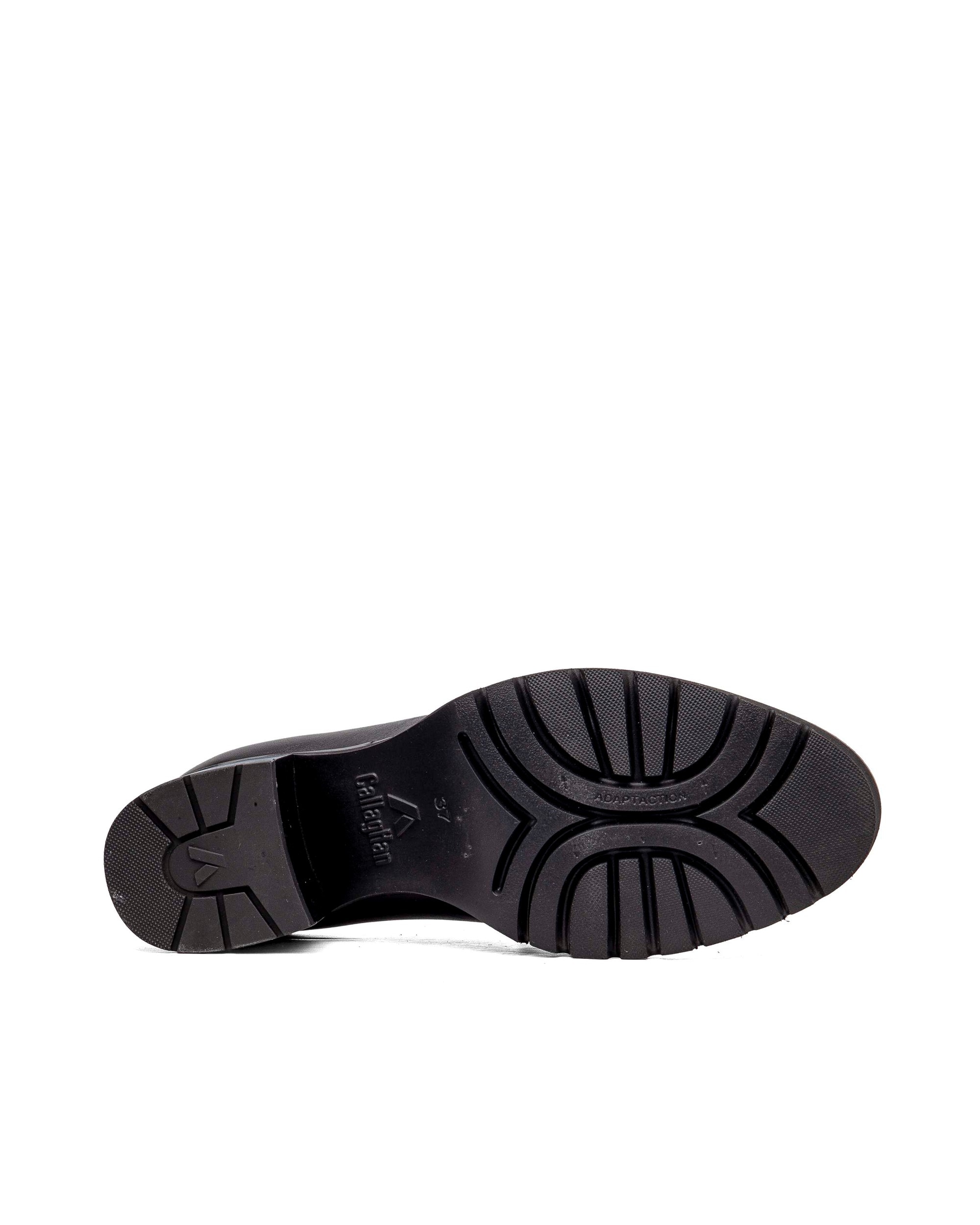 Imagen 4 de Mocasines de piel de mujer con tacón con sistema adaptación - Callaghan - Negro Negro