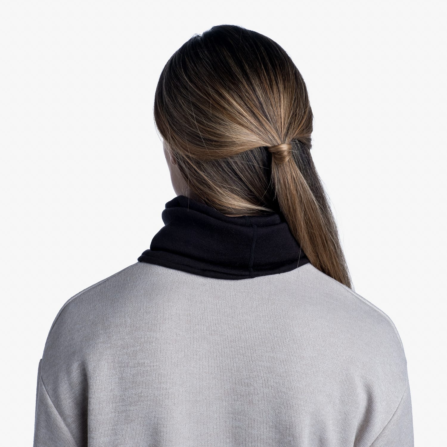Cuello unisex Solid Black Buff - Negro Negro-5