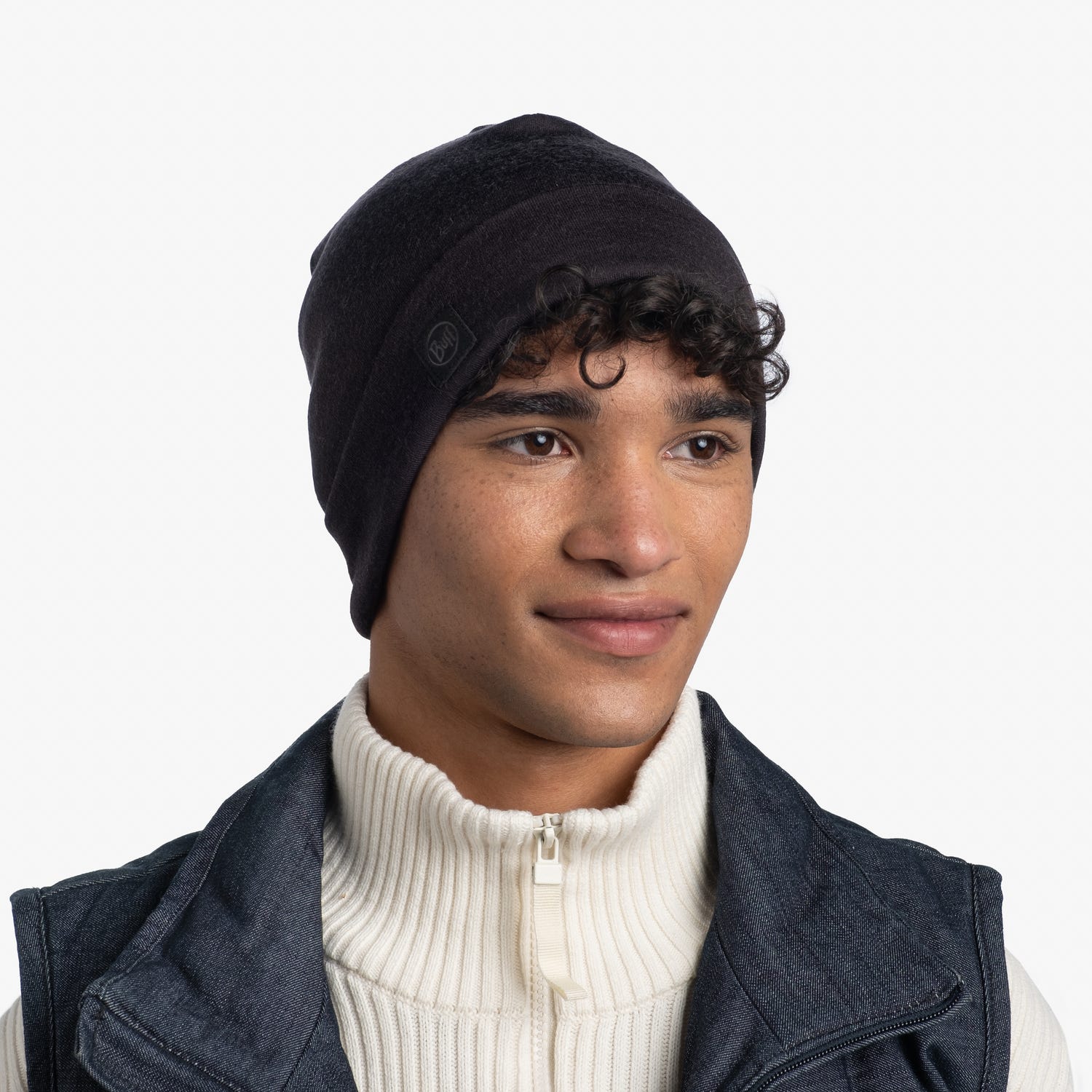 Gorro unisex Solid Black Buff - Negro Negro-3