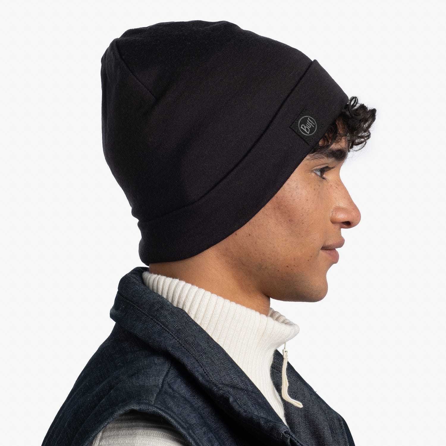 Gorro unisex Solid Black Buff - Negro Negro-4
